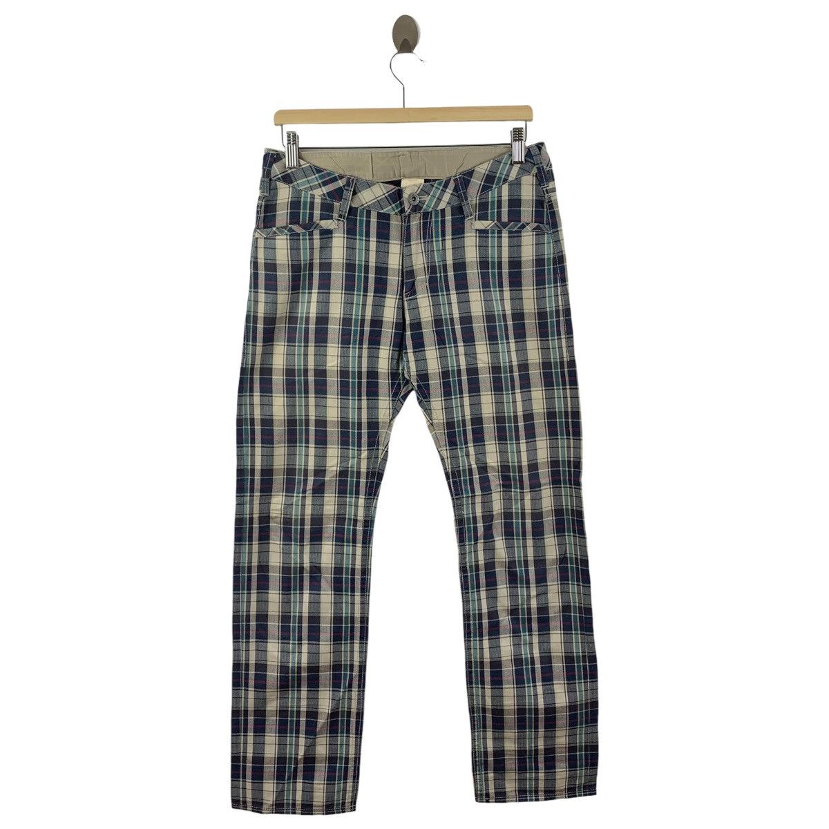 Japanese Brand HIROMICHI NAKANO japanesebrand checkered pants Size 32" / US 10 / IT 46 - 1 Thumbnail