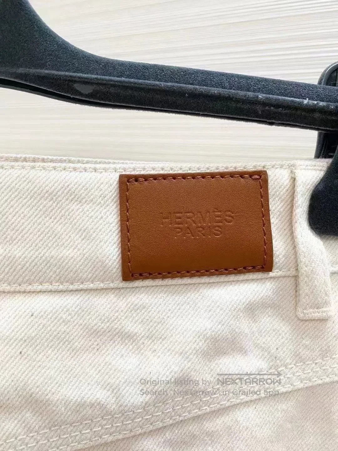 Hermes Hermes Embroidered Logo Skirt Size 36. Size US 36 / EU 52 - 4 Thumbnail