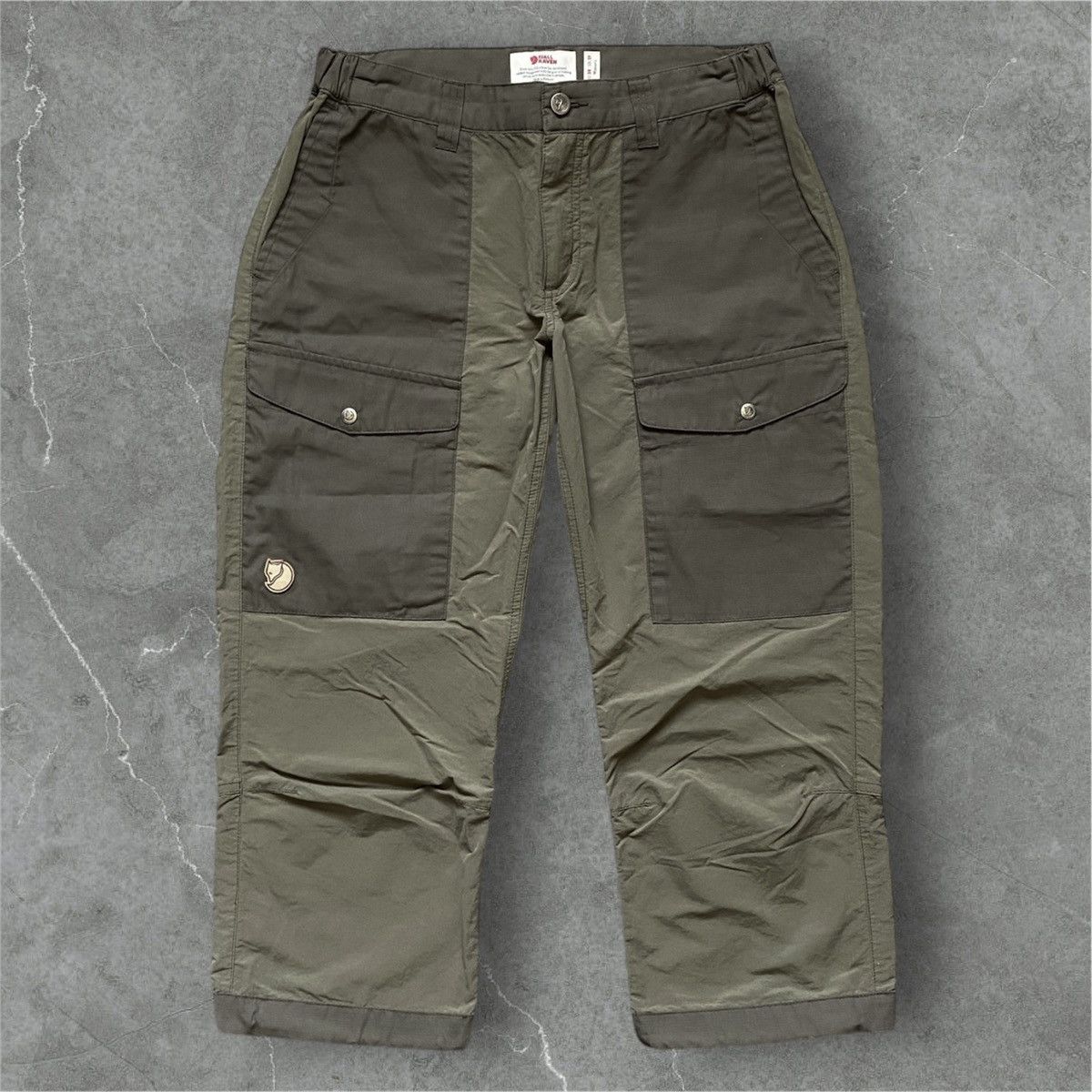 Fjallraven Women’s Fjallraven Abisko Hybrid Knickers Shortened Trousers Size 29" - 23 Thumbnail