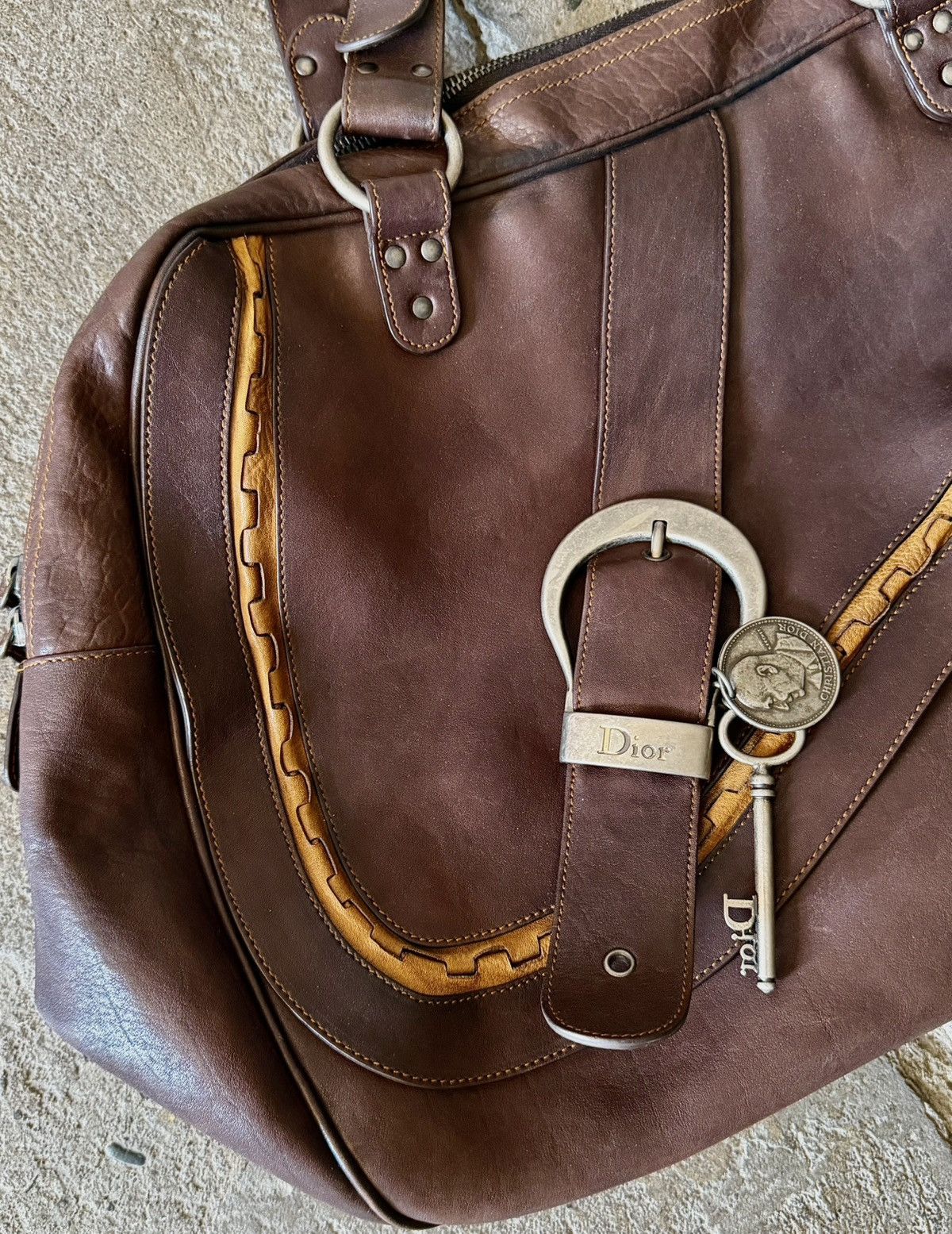 Dior Dior - John Galliano - SS2006 XL Gaucho - Saddle Work Bag Size ONE SIZE - 17 Thumbnail