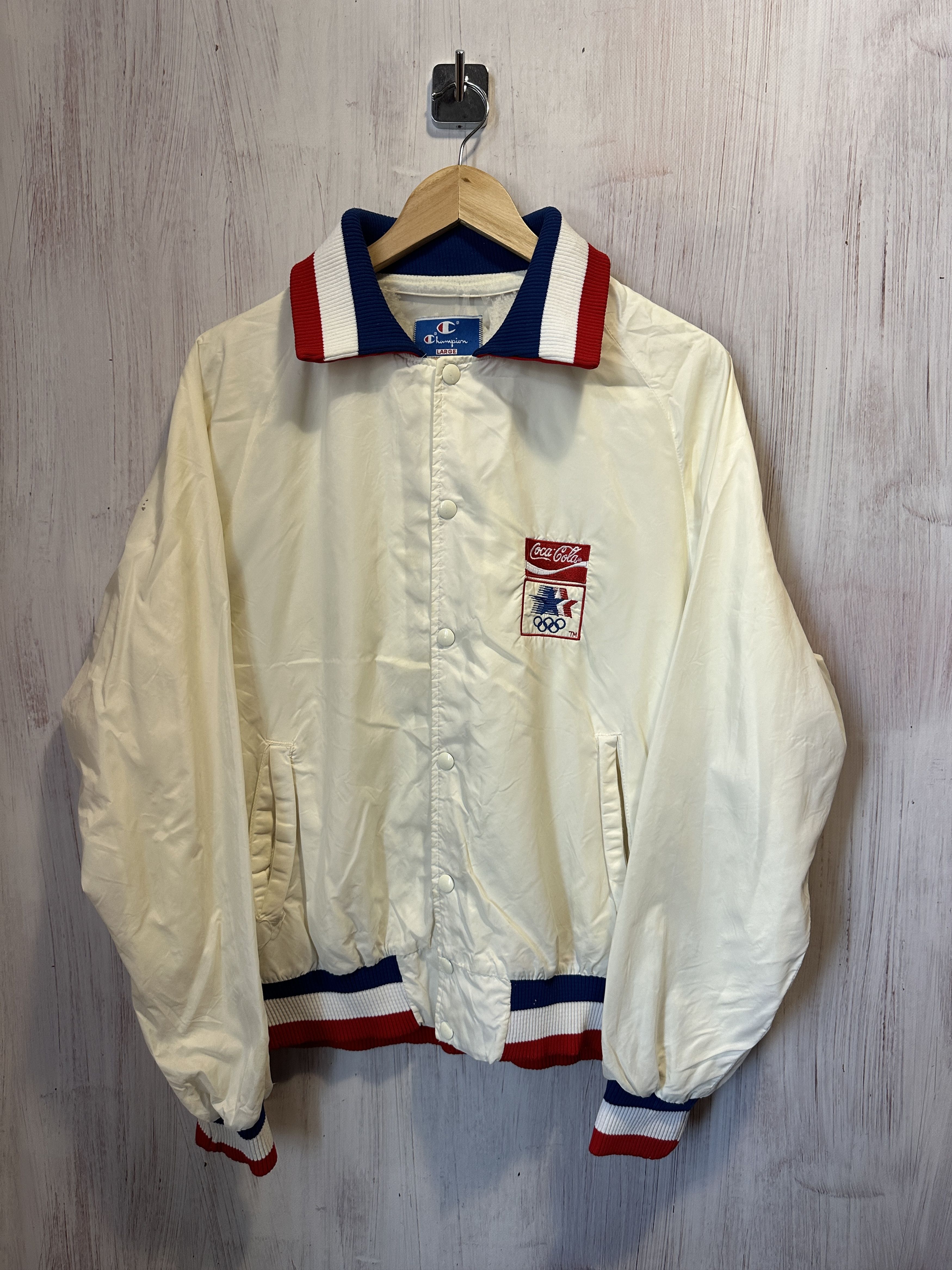 Vintage 1990's USA Olympic Team Champion bomber jacket kit 90's | Grailed