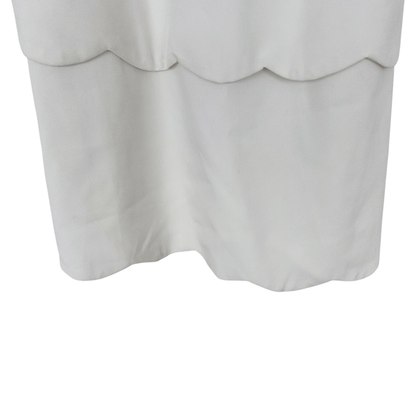 Badgley Mischka Belle Badgley Mischka White Tiered Dress Sz 2 Size XS / US 0-2 / IT 36-38 - 7 Thumbnail