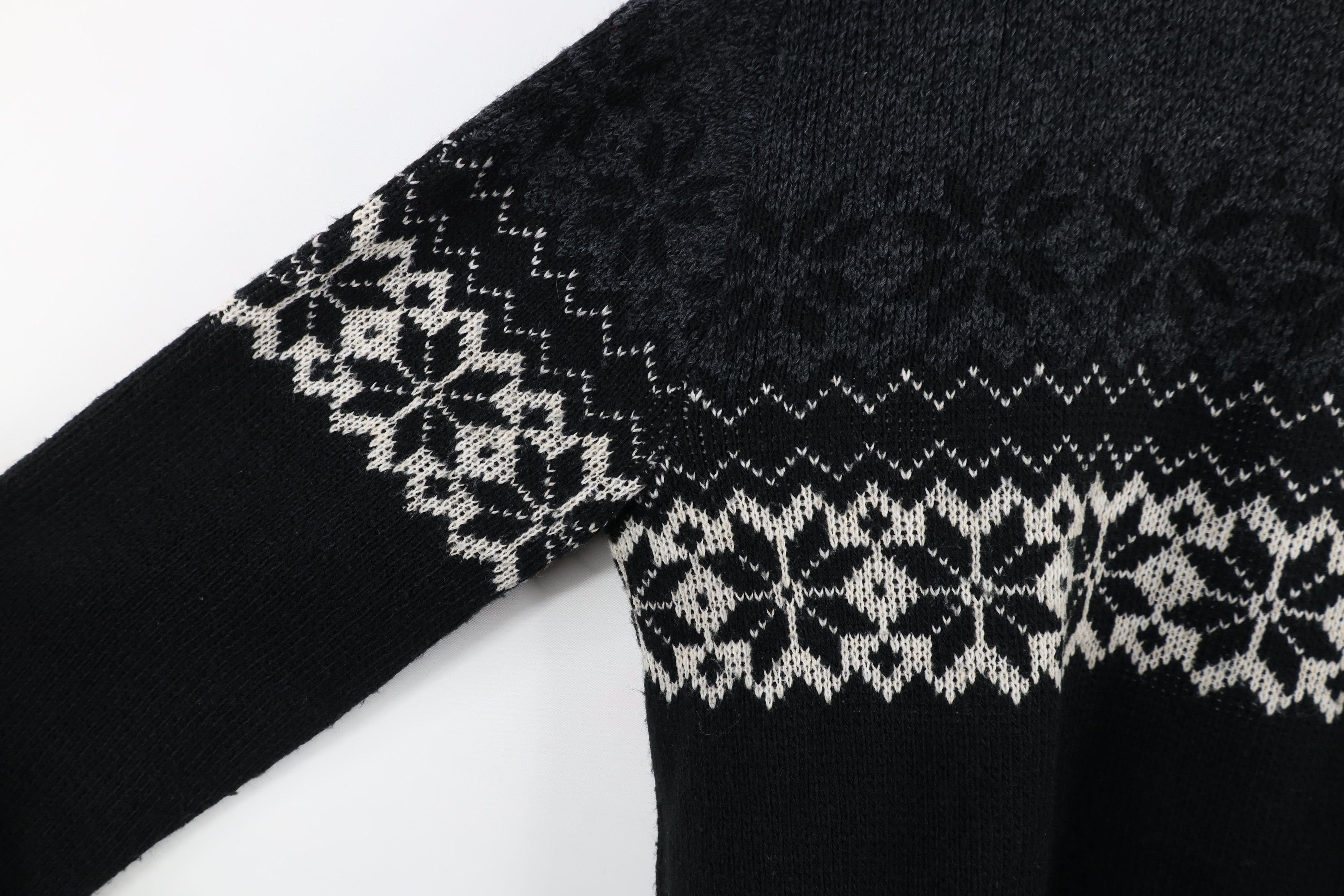 Vintage Vintage 90s Streetwear Fair Isle Turtleneck Sweater USA Size M / US 6-8 / IT 42-44 - 4 Thumbnail
