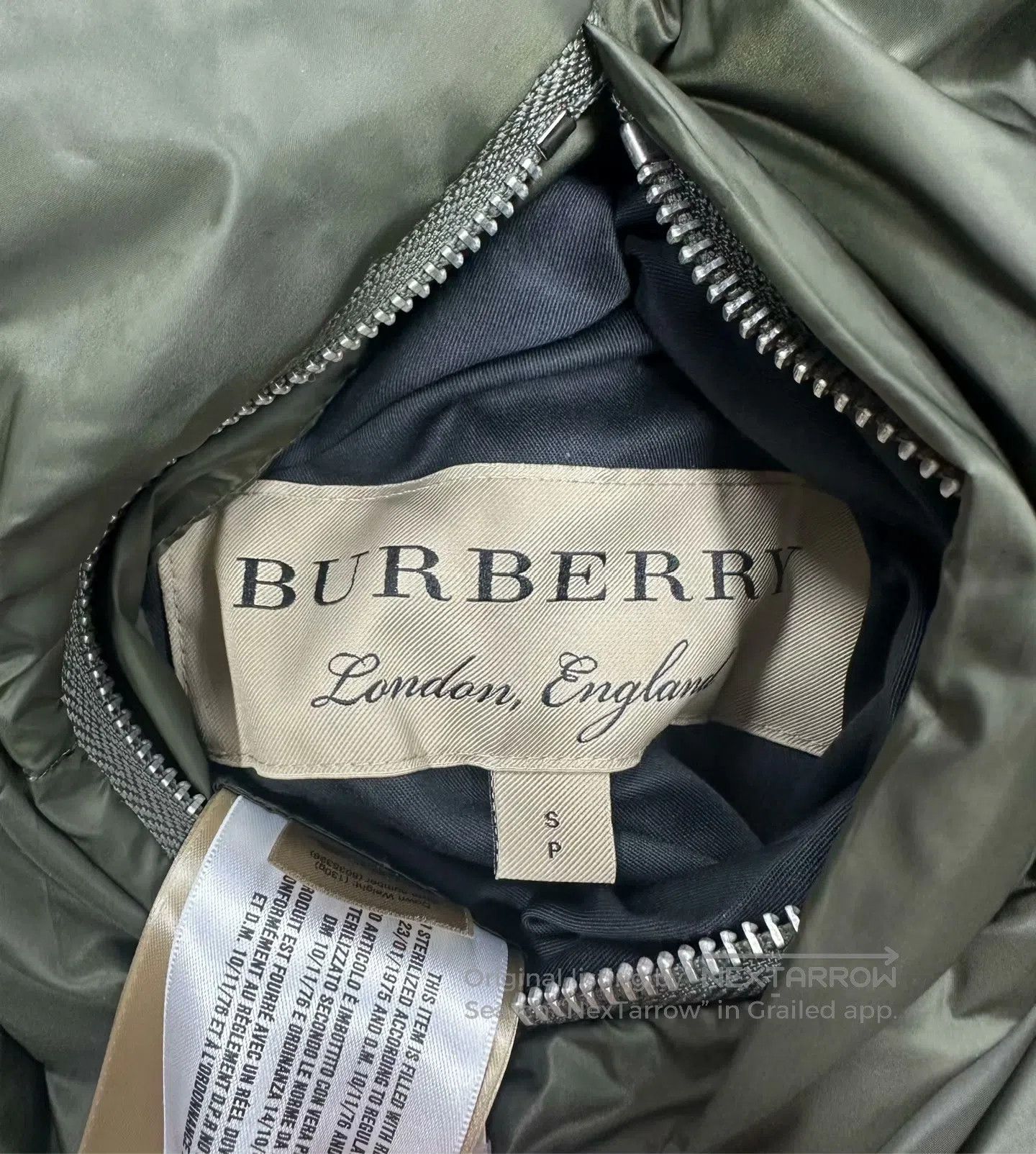 Burberry Burberry Classic Plaid Two-Sided Zippered Down Jacket| Size S / US 4 / IT 40 - 3 Thumbnail