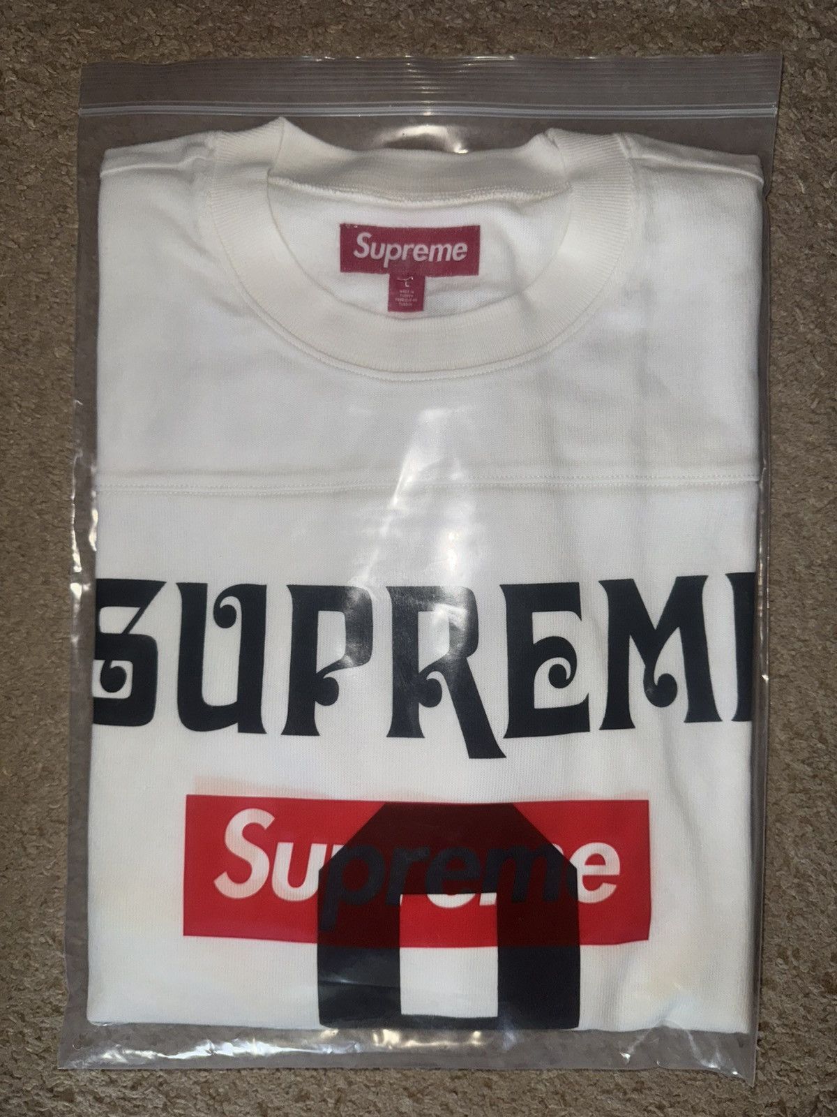 Supreme Supreme Affiliated L/S Football Top Size US L / EU 52-54 / 3 - 4 Thumbnail