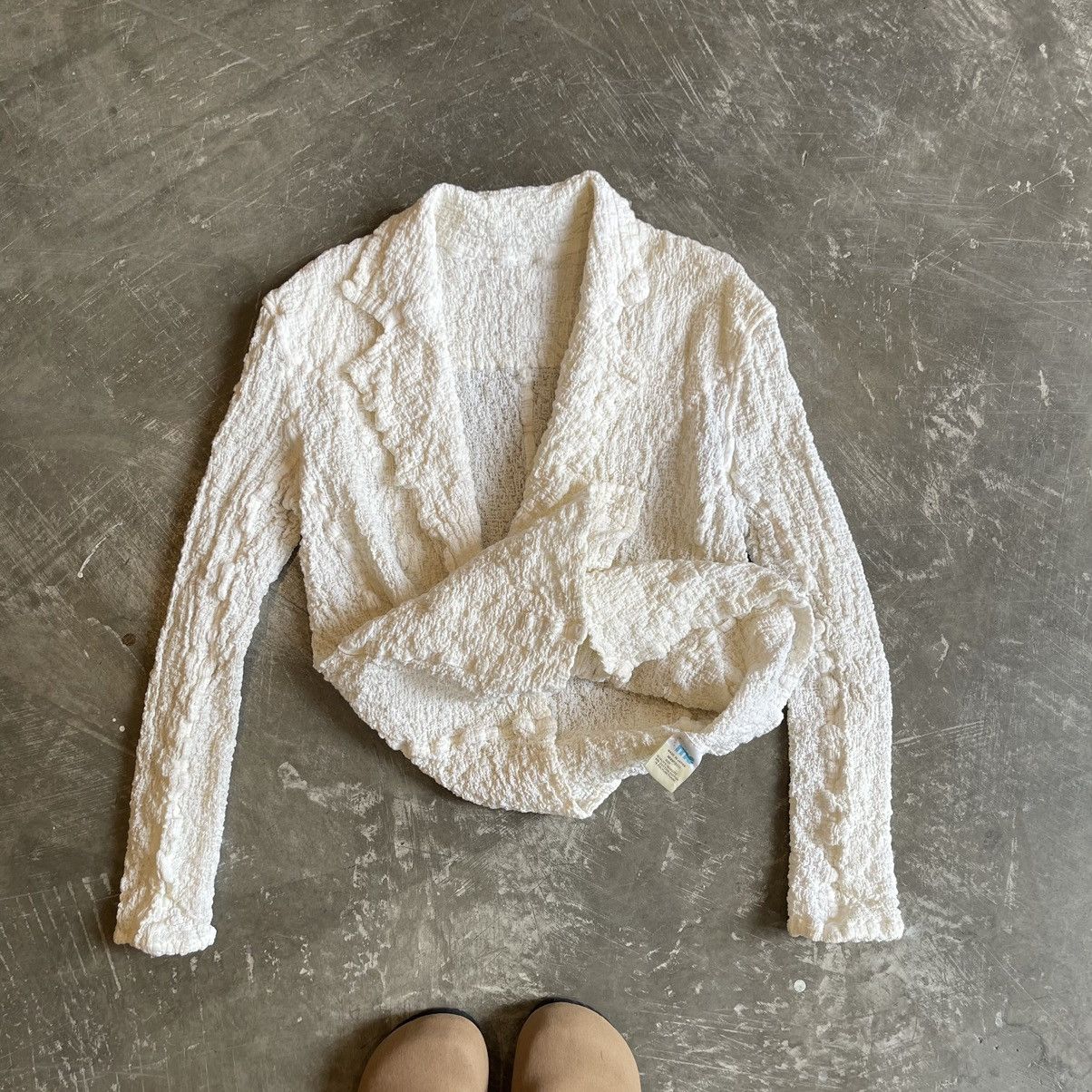 Issey Miyake × Pleats Please Issey Miyake Issey Miyake Me blazer Size ONE SIZE - 2 Thumbnail
