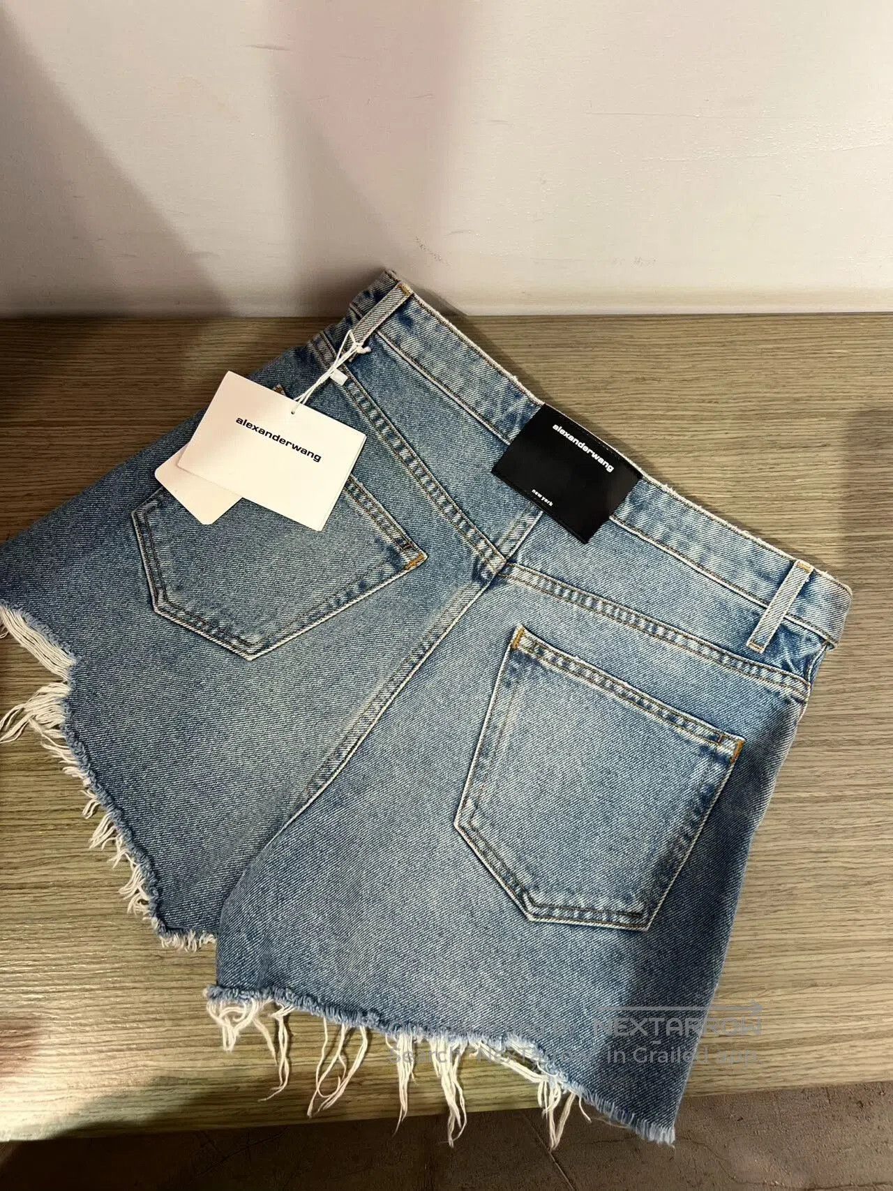 Alexander Wang Alexander Wang Denim Shorts Size 27. Size 27" / US 4 / IT 40 - 2 Thumbnail