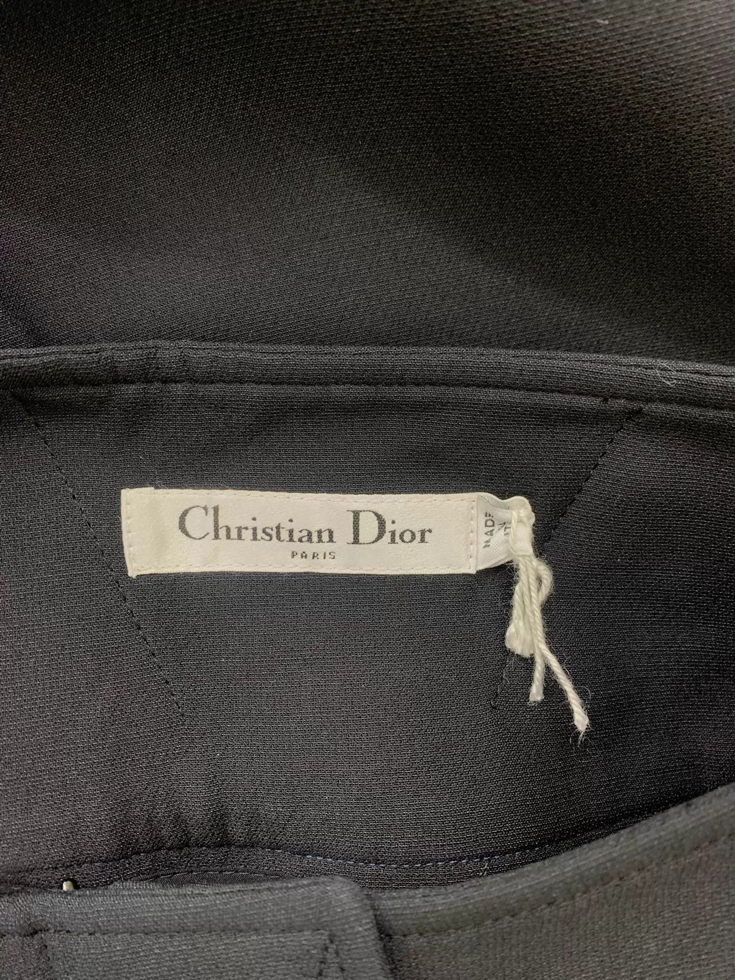 Dior Dior Black Trousers 36 New Size 26" / US 2 / IT 38 - 4 Thumbnail