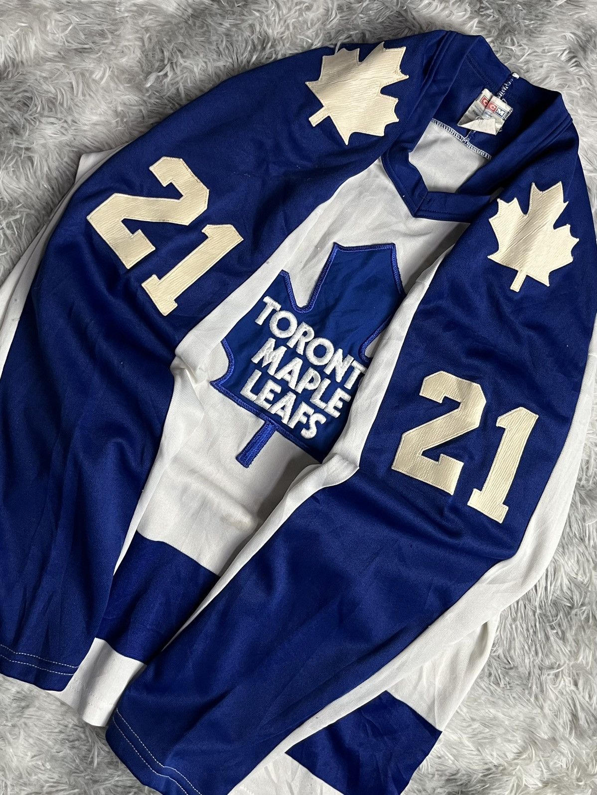NHL NHL TORONTO MAPLE LEAFS ICE HOCKEY SHIRT JERSEY CCM Size US M / EU 48-50 / 2 - 5 Thumbnail