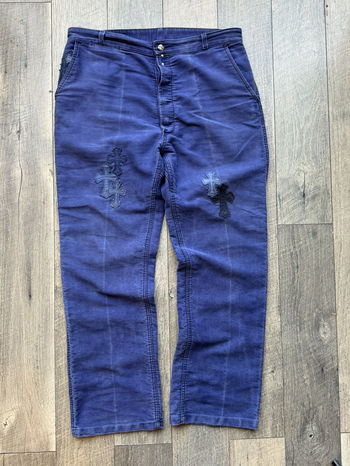 Chrome Hearts Chrome Hearts 30’s French Blue Work Pants - 34 Size US 34 / EU 50 - 2 Thumbnail