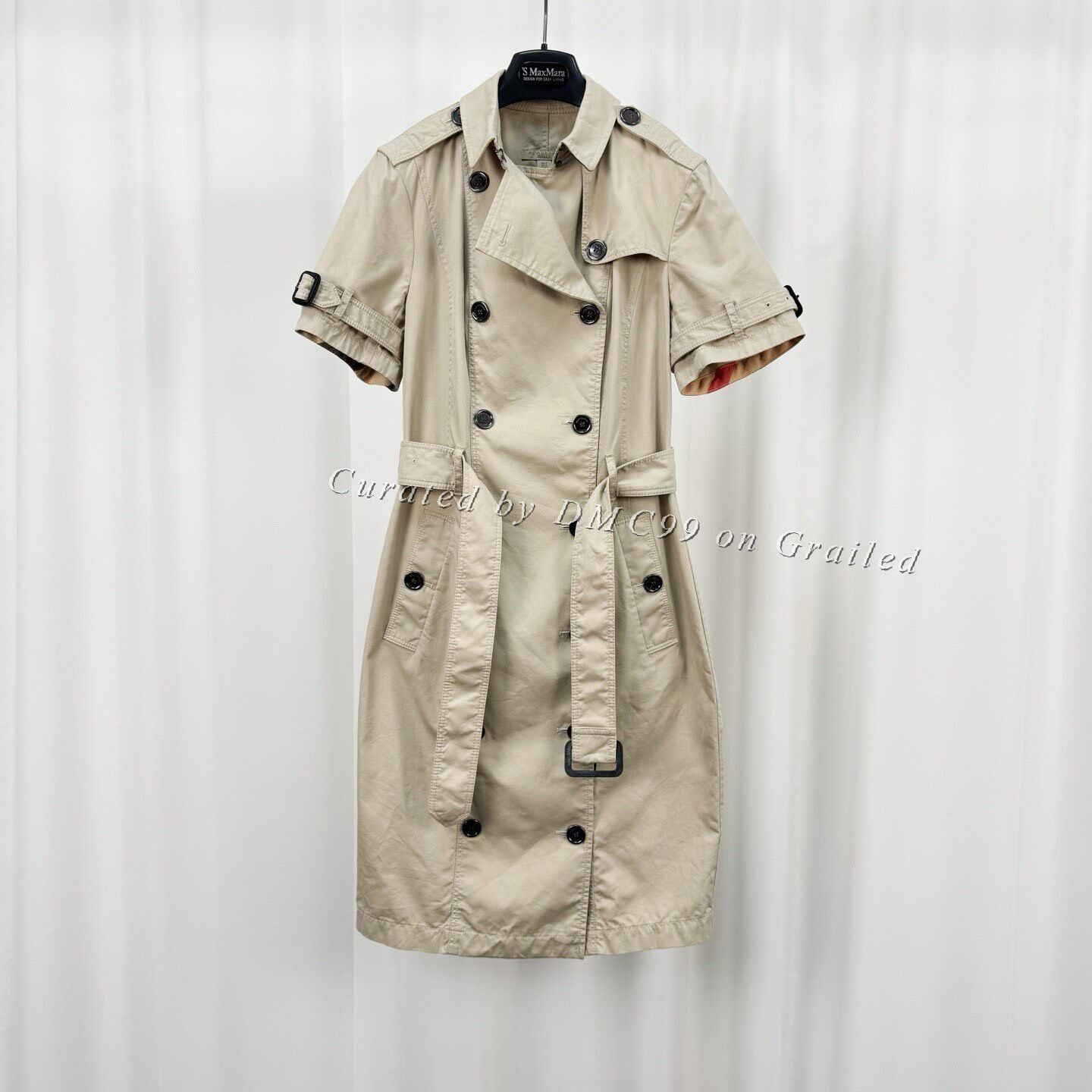 Burberry Burberry Double-Breasted Short-Sleeve Trench Size S / US 4 / IT 40 - 1 Thumbnail
