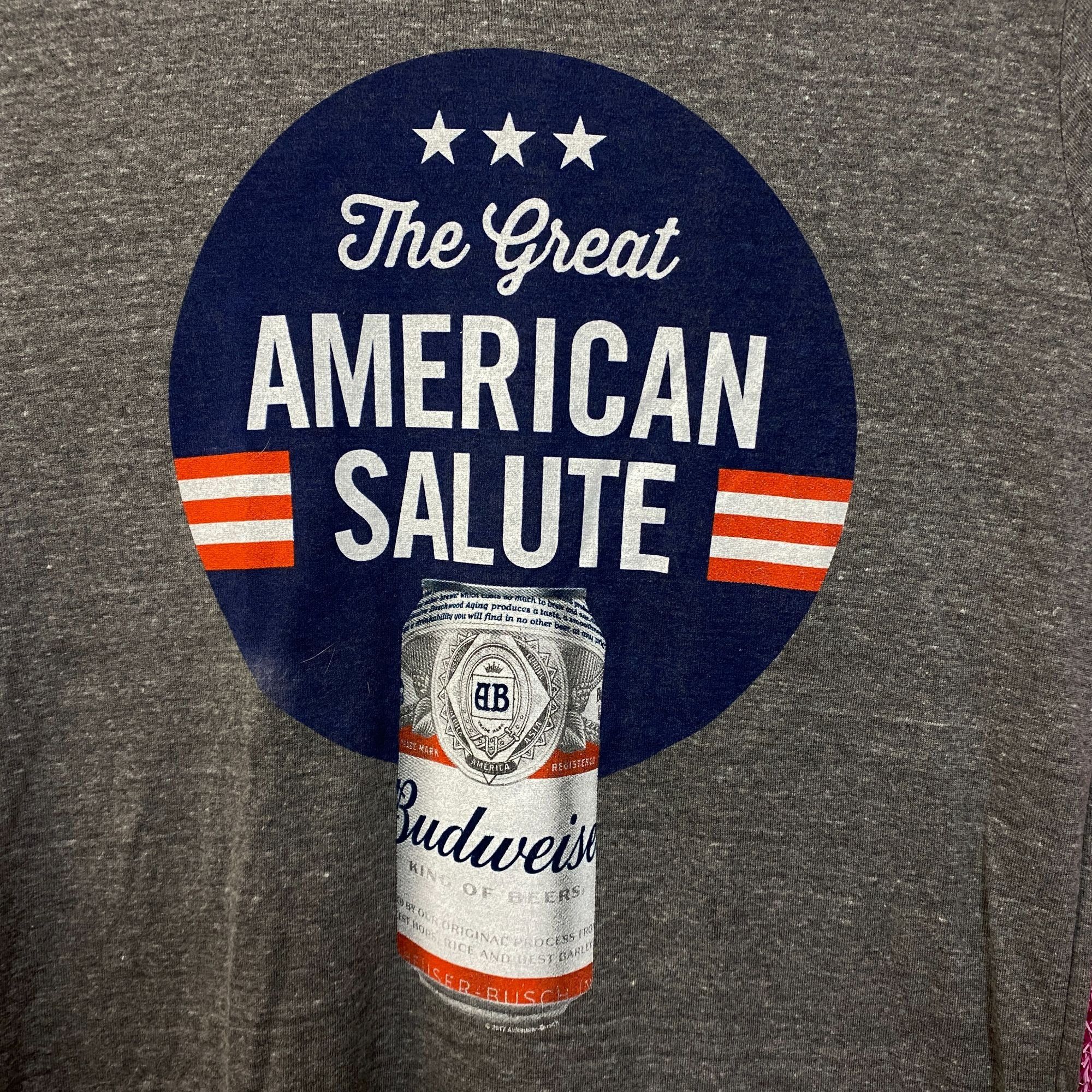 Budweiser Budweiser The Greatest American Salute Tshirt size medium Size US M / EU 48-50 / 2 - 2 Thumbnail