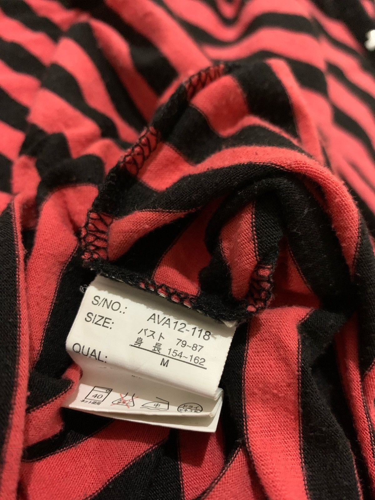 If Six Was Nine × Japanese Brand × Le Grande Bleu (L.G.B.) Y2k Studed Stripe Punk style Longslevee Size US M / EU 48-50 / 2 - 5 Thumbnail
