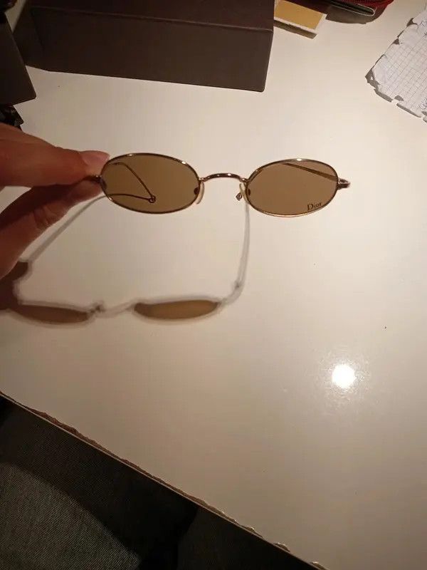 Dior DIOR Sunglasses Shanghai Rimless Shield Oval Galliano Era Size ONE SIZE - 1 Thumbnail
