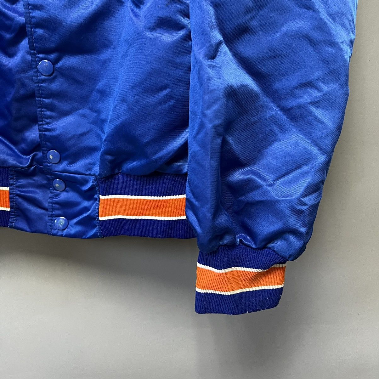 MLB × Starter × Vintage 90s NY METS Baseball Club Jacket Bomber y2k made in USA 🇺🇸 Size US M / EU 48-50 / 2 - 6 Thumbnail