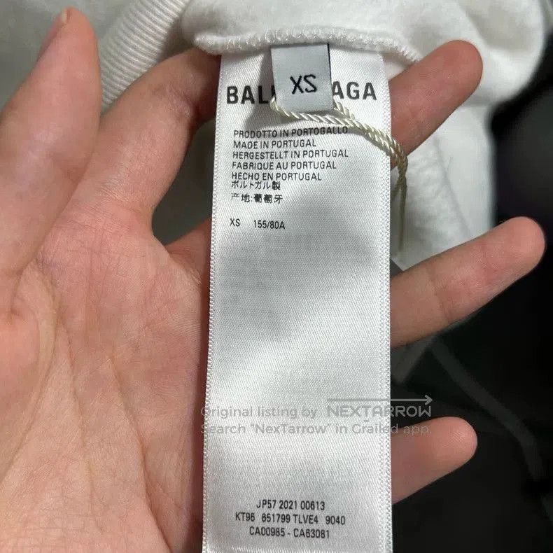 Balenciaga Balenciaga Flag Embroidery Hoodie. Size US XS / EU 42 / 0 - 4 Thumbnail