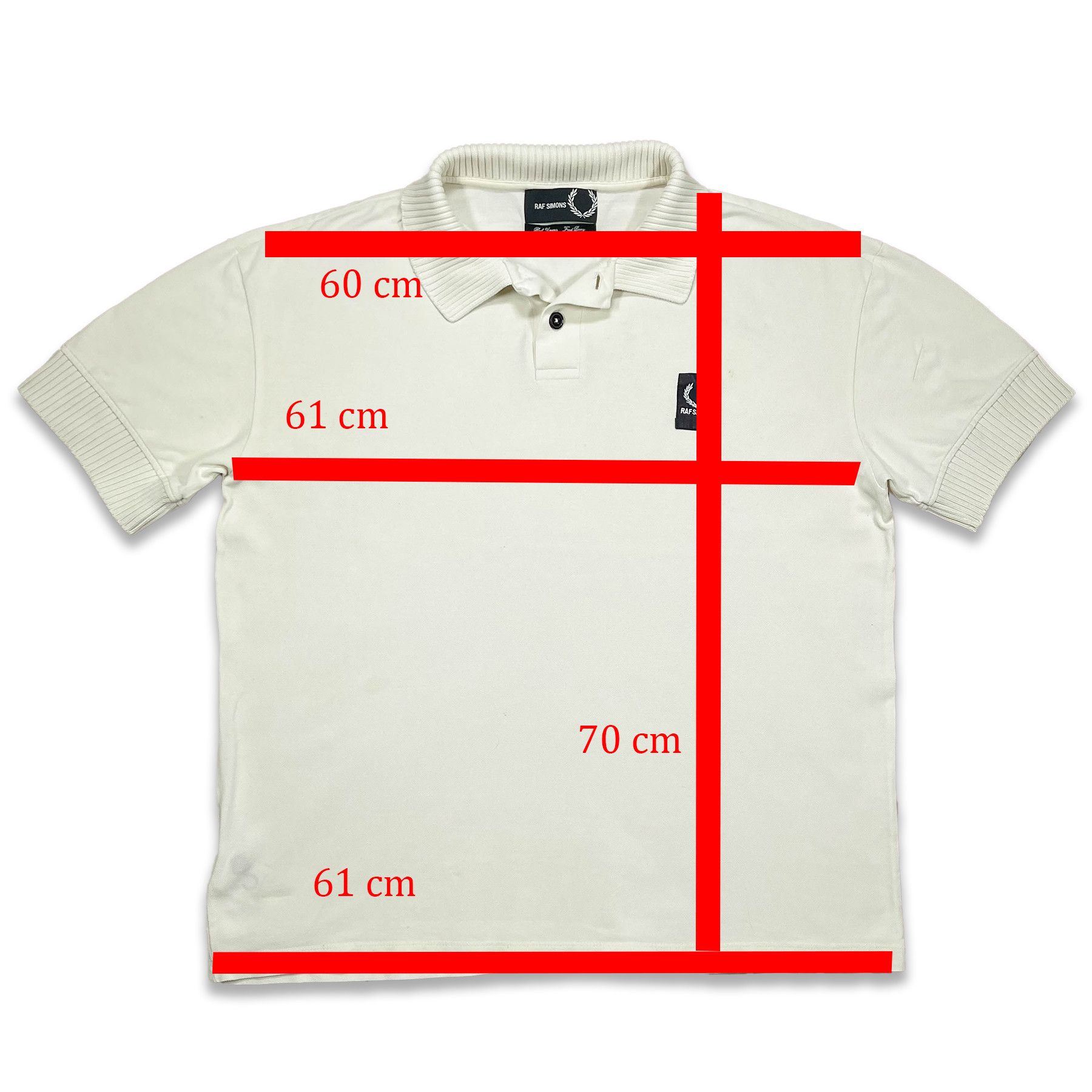 Fred Perry × Raf Simons Fred Perry x Raf Simons Polo • 42IT (XL size) Size US XL / EU 56 / 4 - 8 Thumbnail