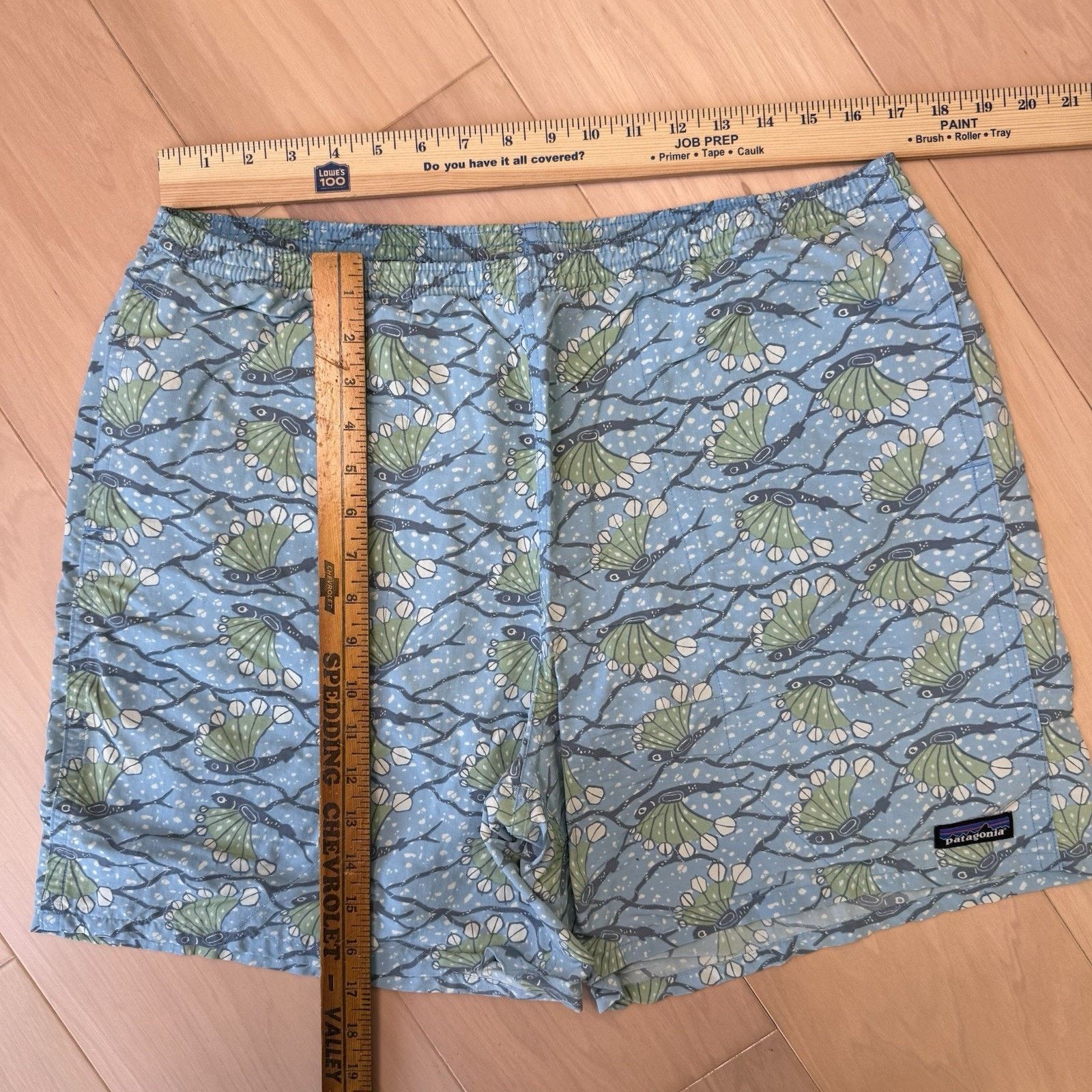 Patagonia Patagonia Baggies Large Blue Lined Shorts Lined 6" Inseam Size US 34 / EU 50 - 7 Thumbnail