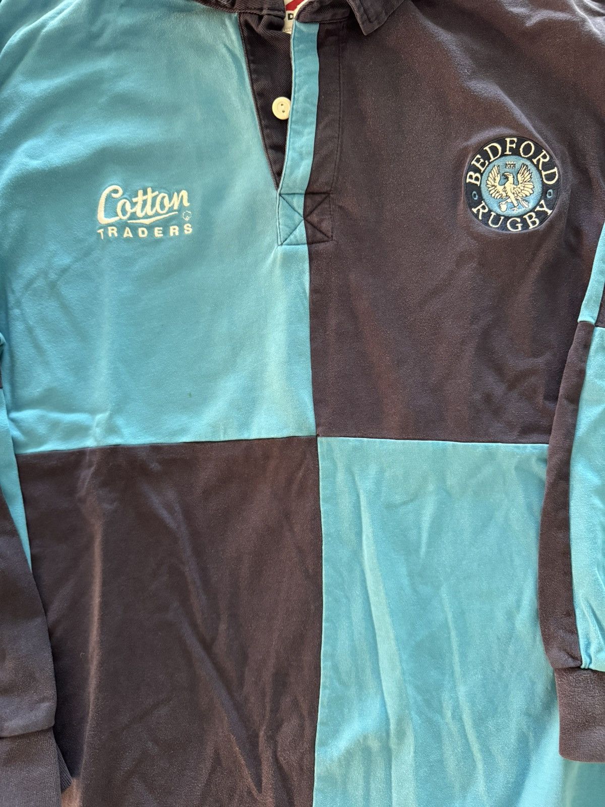 Cotton Traders Vintage Cotton Traders Bedford Blues England Rugby Jersey Size US M / EU 48-50 / 2 - 2 Thumbnail