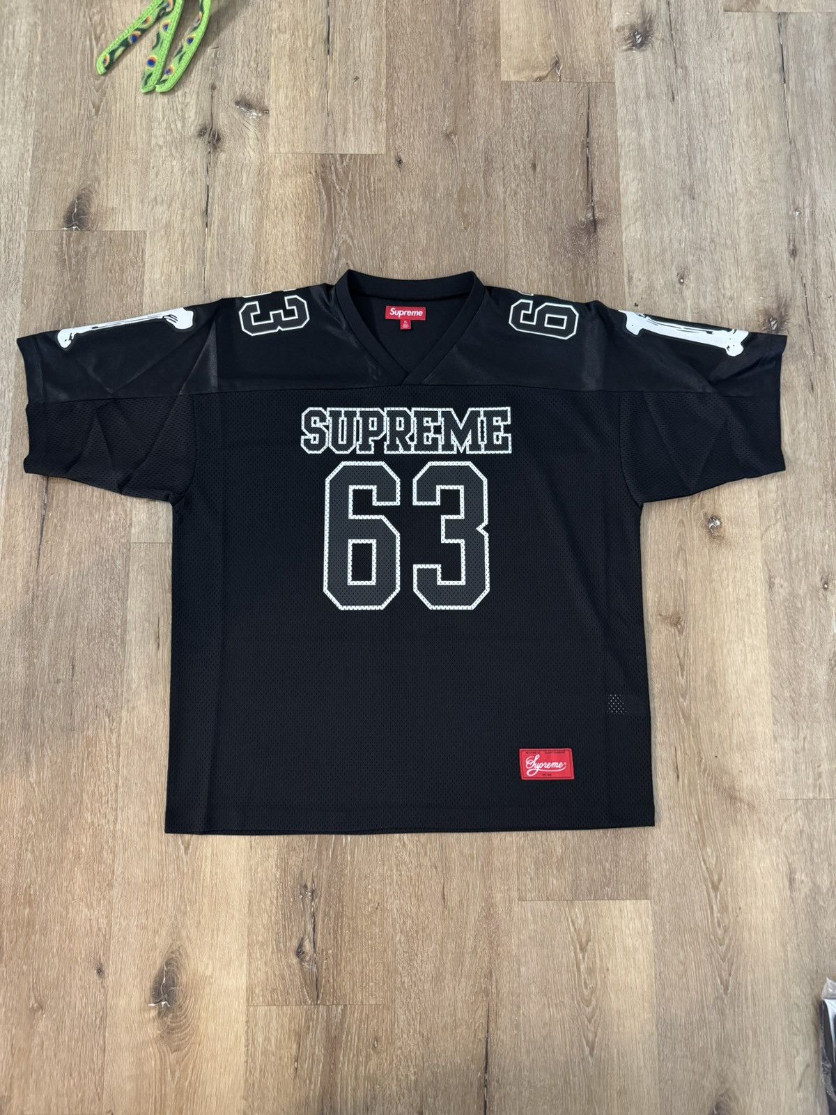 Supreme Bones Football Jersey 黒 M Supreme Bones Football Jersey Black - Released