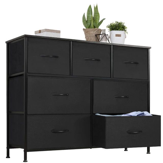 Other 7 Fabric Drawers Organizer Storage Closet Chest Size ONE SIZE - 7 Thumbnail