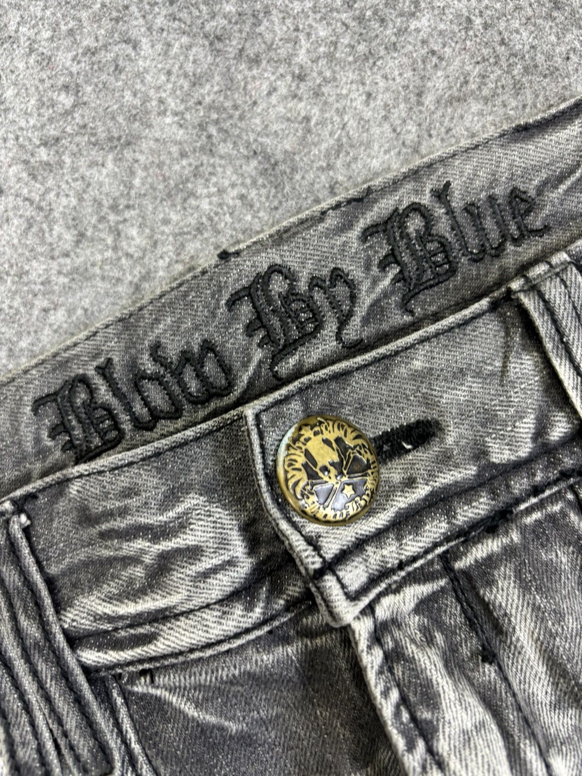 Japanese Brand 💥Super Flare💥Blow By Blue Insane Fades Flare Denim F923 Size US 33 - 9 Thumbnail