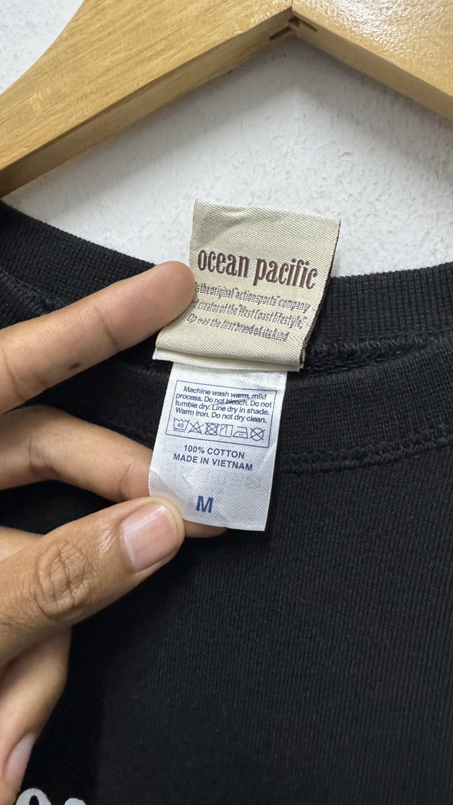 Ocean Pacific Ocean Pacific Black Sweatshirt Size US M / EU 48-50 / 2 - 4 Thumbnail