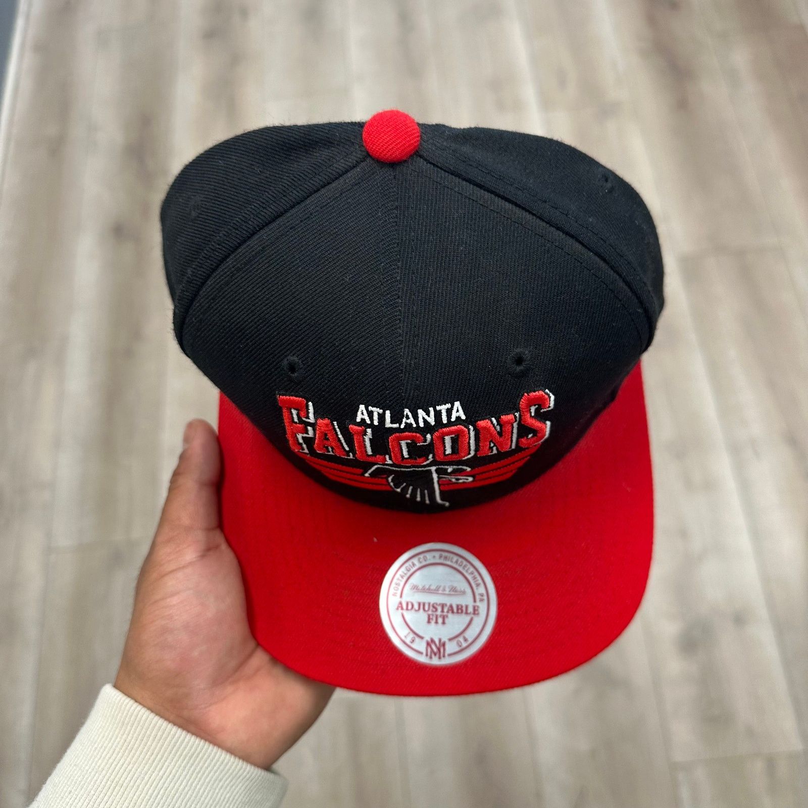 Mitchell & Ness Mitchell & Ness Atlanta Falcons Block-Arch snapback hat Cap Size ONE SIZE - 3 Thumbnail
