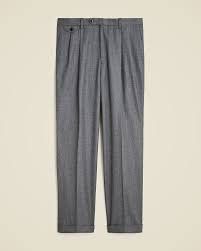 J.Crew Relaxed fit single pleat trouser in Italian wool Size US 34 / EU 50 - 1 Thumbnail