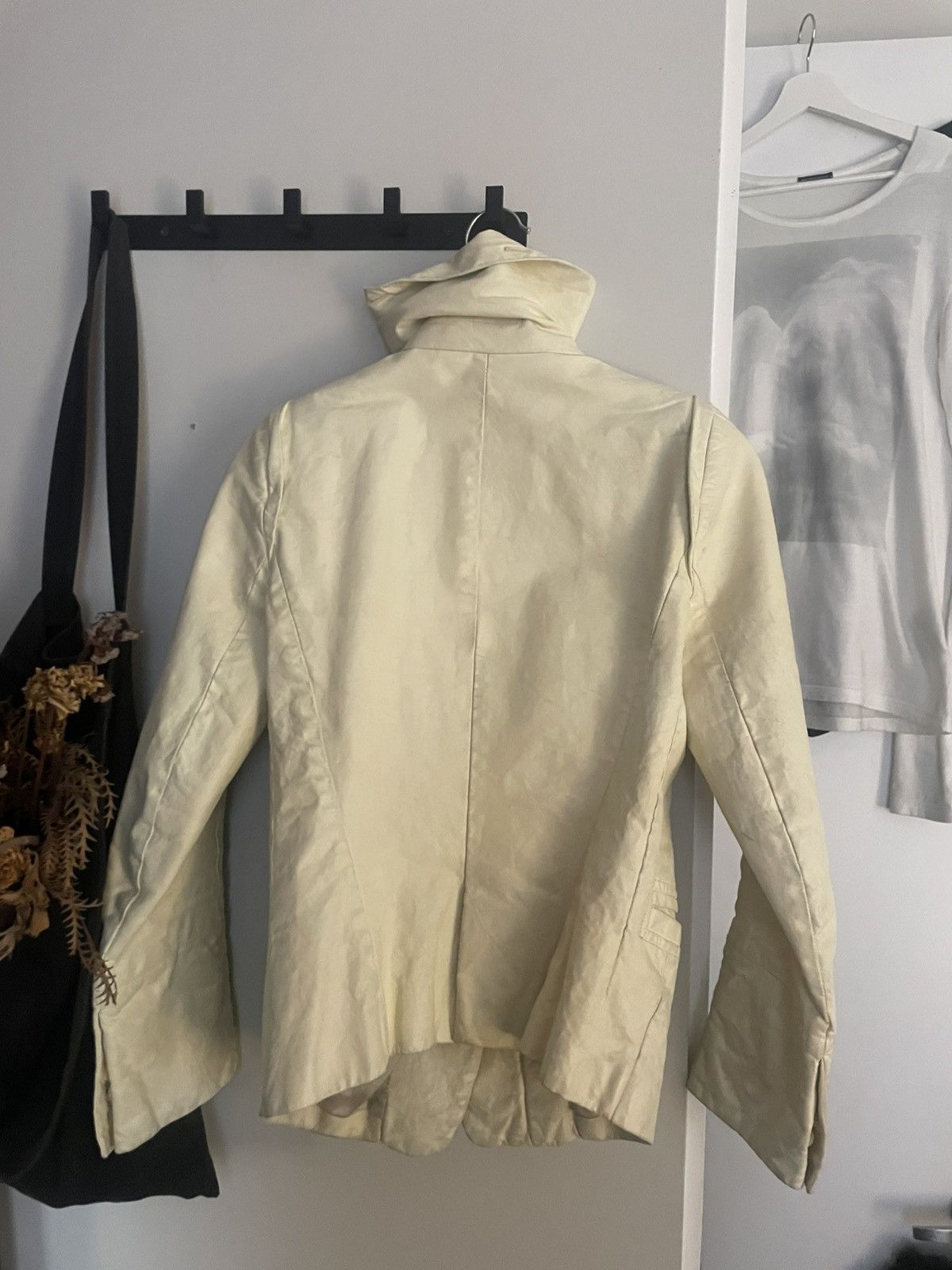 Ann Demeulemeester AW05 Leather Jacket w/ Faux Fur Size S / US 4 / IT 40 - 4 Thumbnail