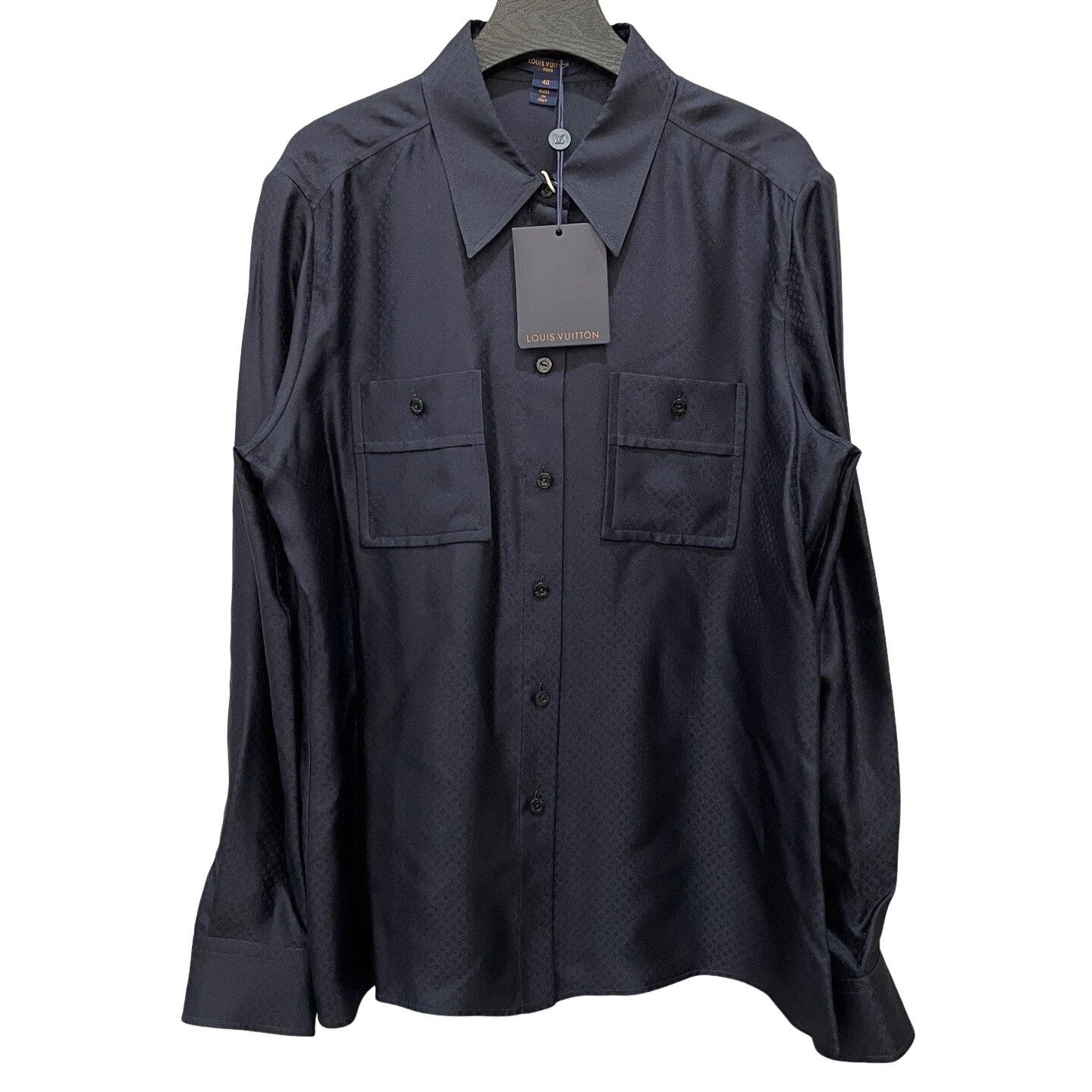 Louis Vuitton Louis Vuitton Monogram Silk Shirt Size 40 Size US M / EU 48-50 / 2 - 1 Thumbnail