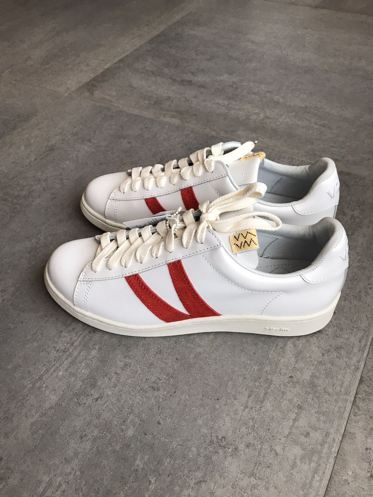 Visvim Corda - Folk White / Red 0121102002003 | Grailed