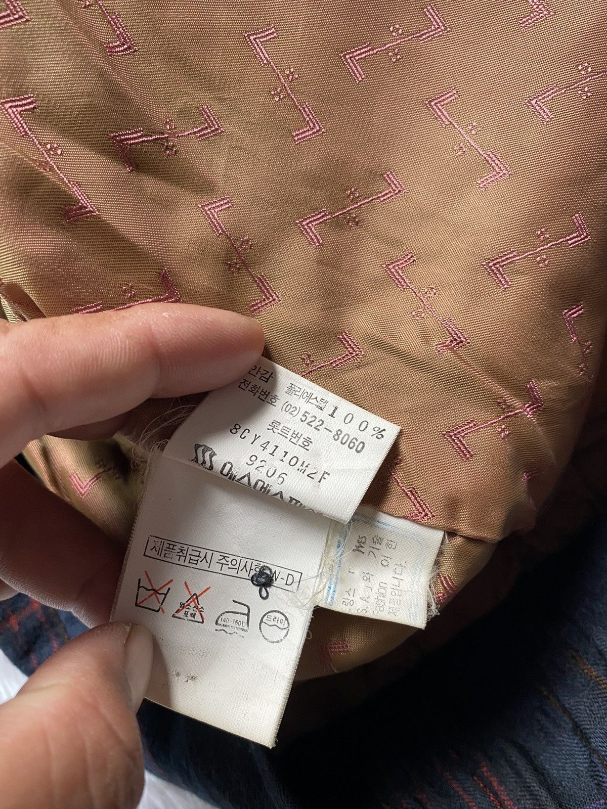 Vintage Vintage Ysl Checker Jacket Size US L / EU 52-54 / 3 - 6 Thumbnail