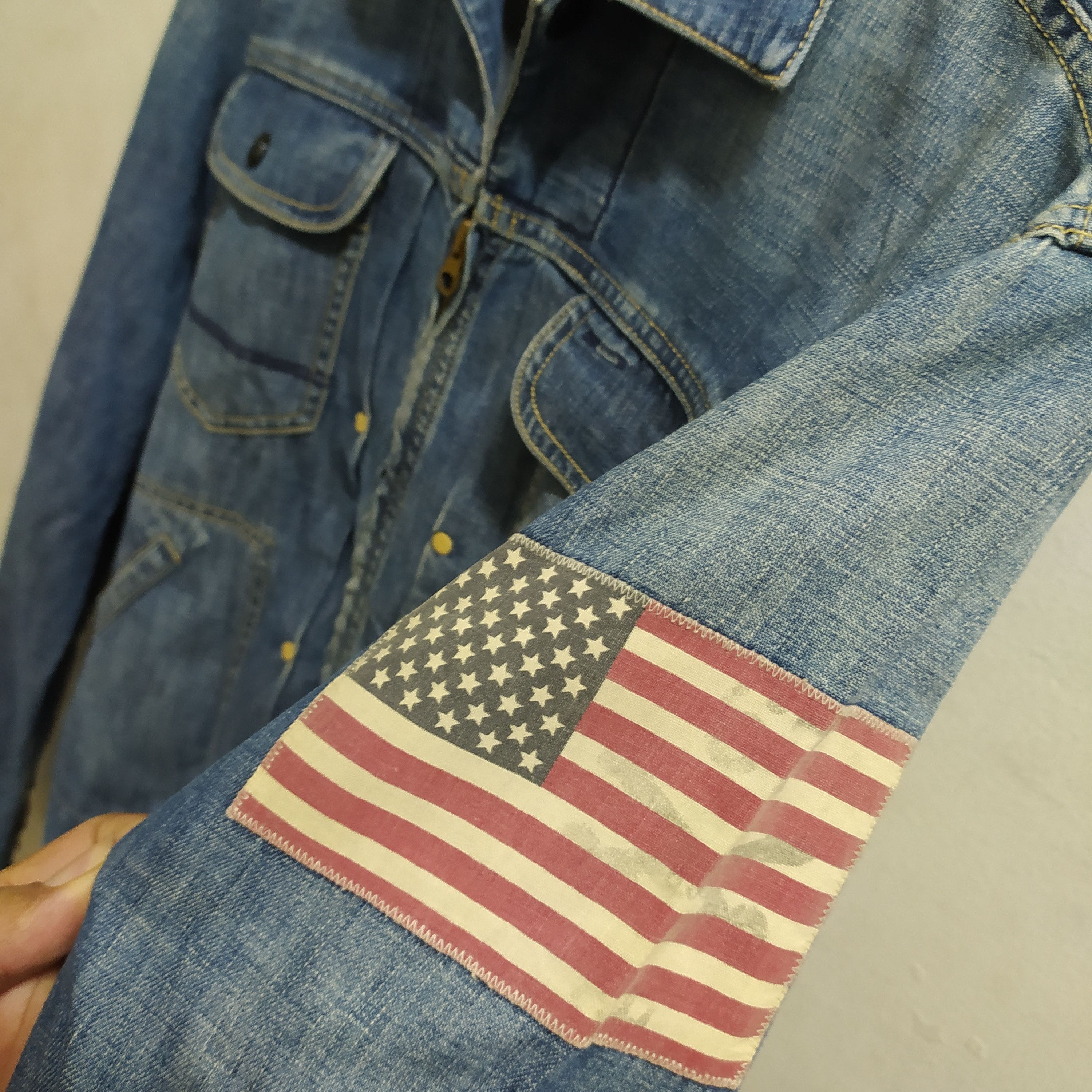 Polo Ralph Lauren × Vintage VTG Polo Jeans Company by Ralph Lauren Zip Up Denim Jacket Size US L / EU 52-54 / 3 - 3 Thumbnail