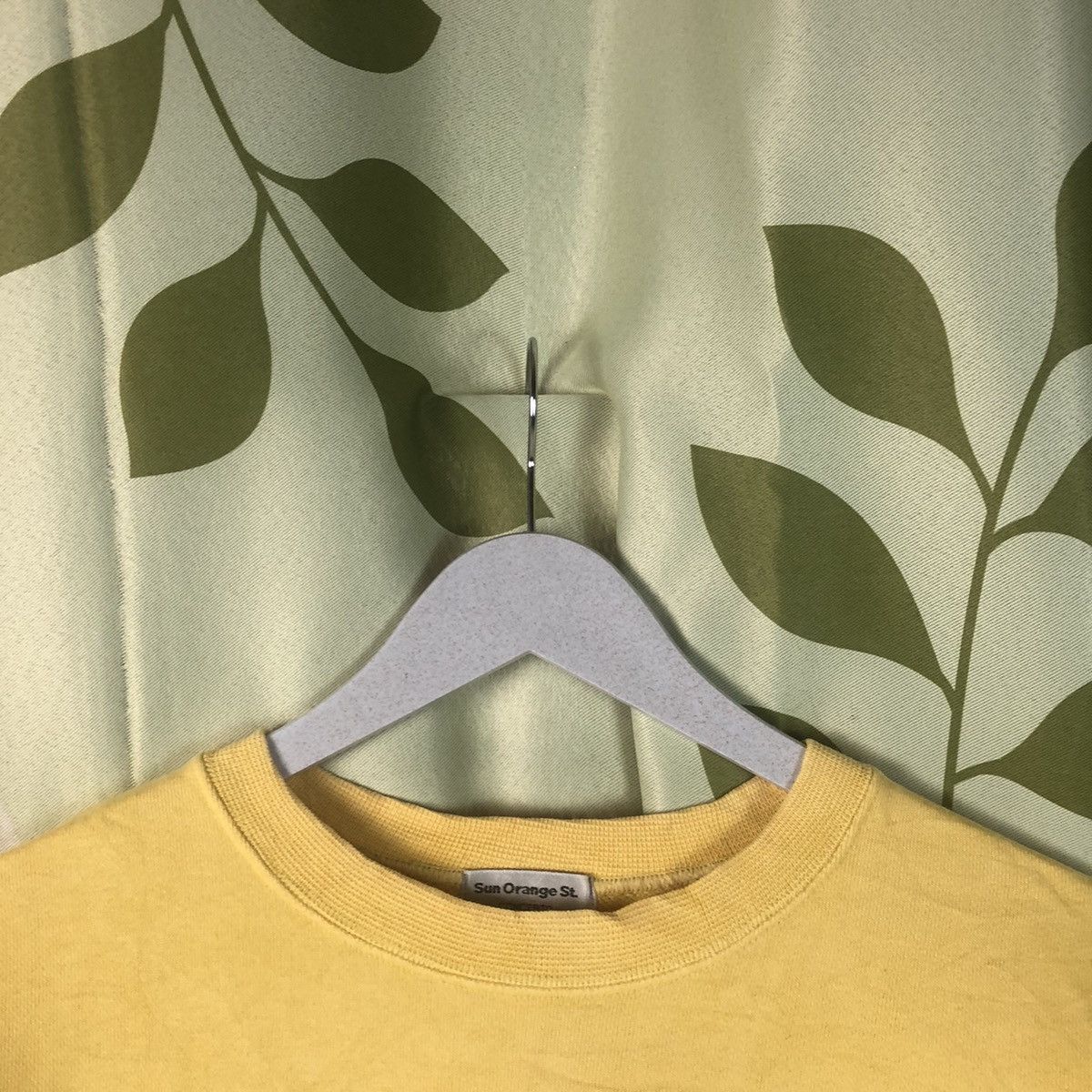 Japanese Brand Sun Orange St Yellow vintage Sweatshirt #7431 Size US M / EU 48-50 / 2 - 4 Thumbnail