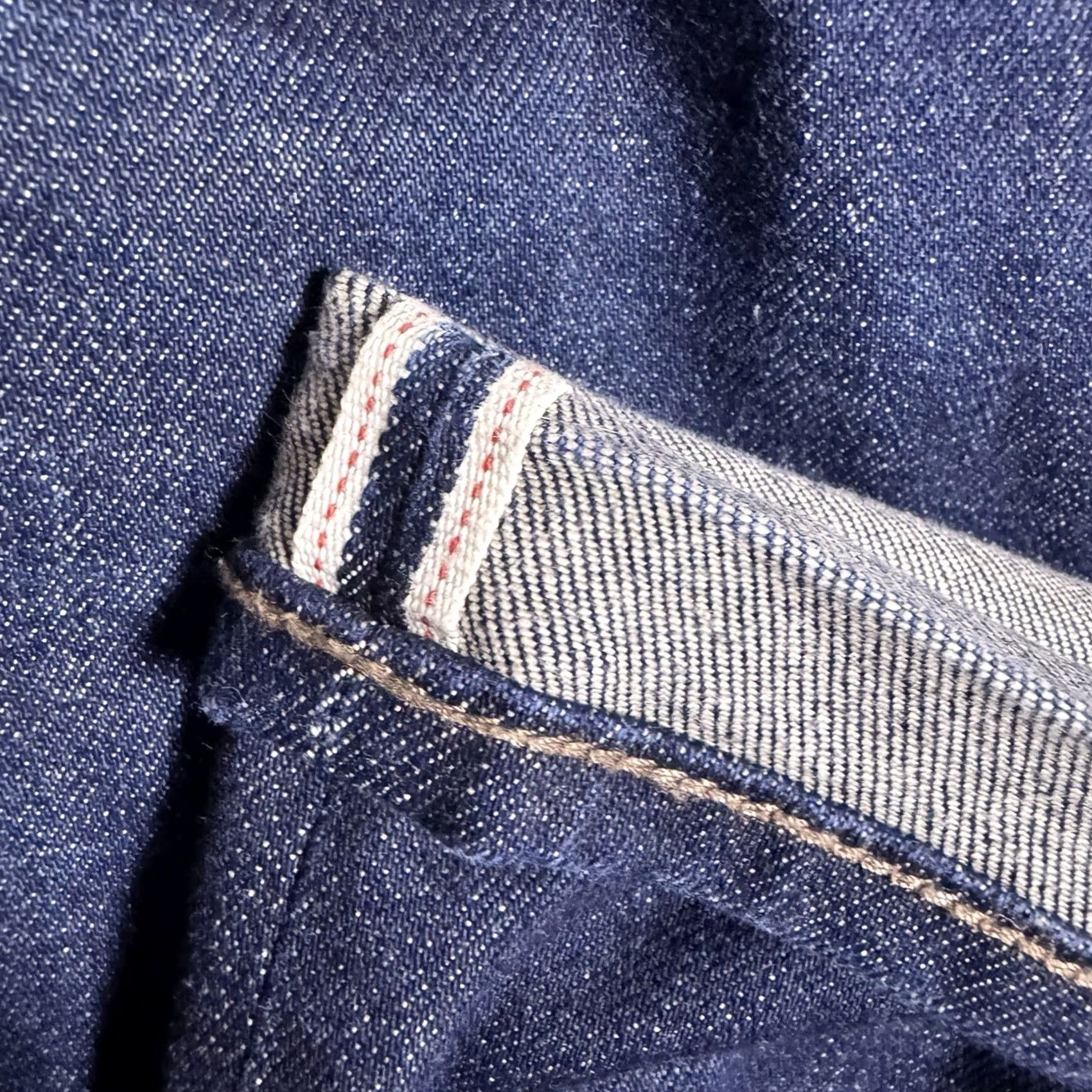 Uniqlo Uniqlo Jeans Selvedge Kaihara Slim Straight Indigo Raw Denim Men’s 33x32 Jeans Slim Straight City Hipster 5-Pocket Mens Size US 33 - 2 Thumbnail