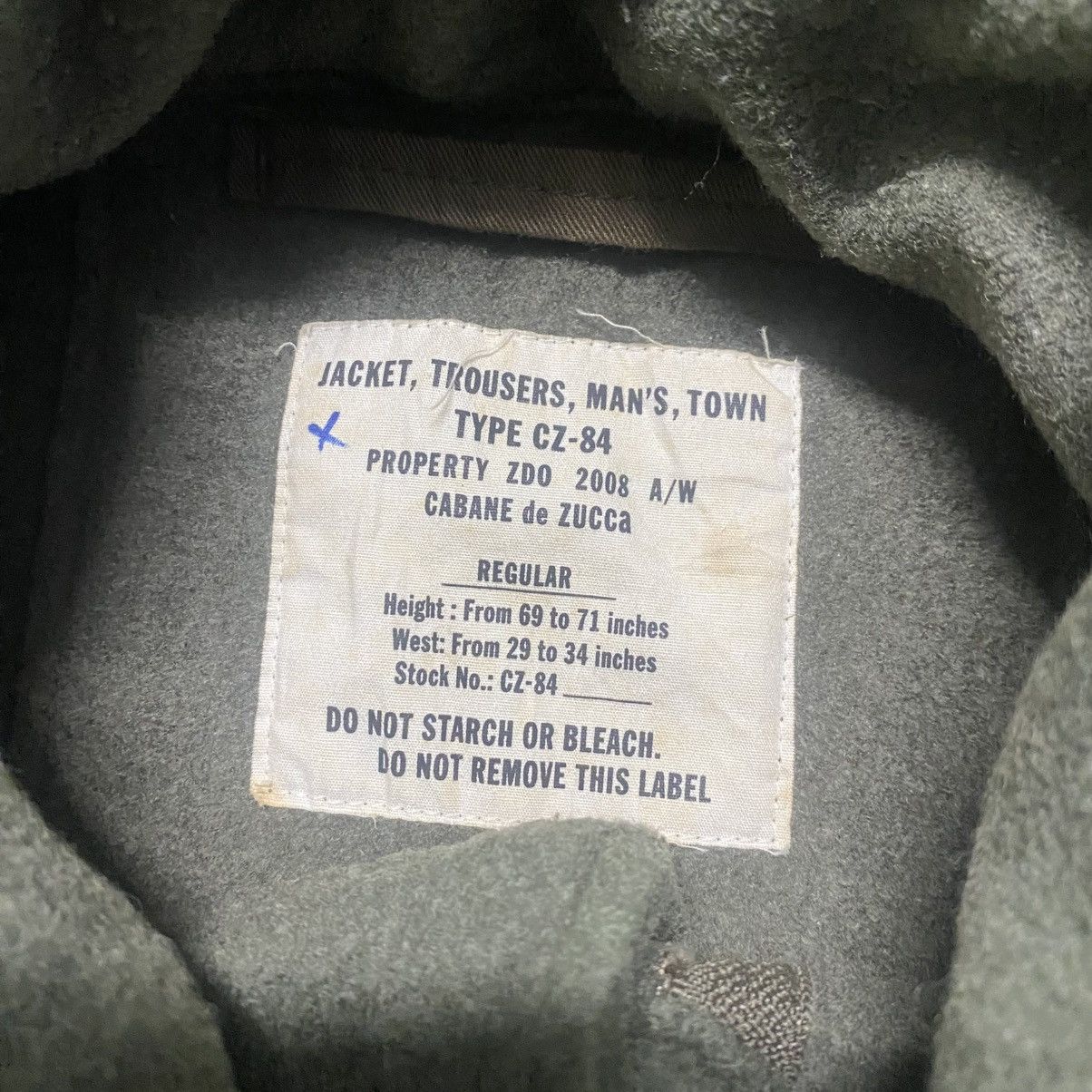 CABANE de ZUCCa AW2008 Cabane De Zucca M65 Wool Military Jacket Size US M / EU 48-50 / 2 - 23 Thumbnail