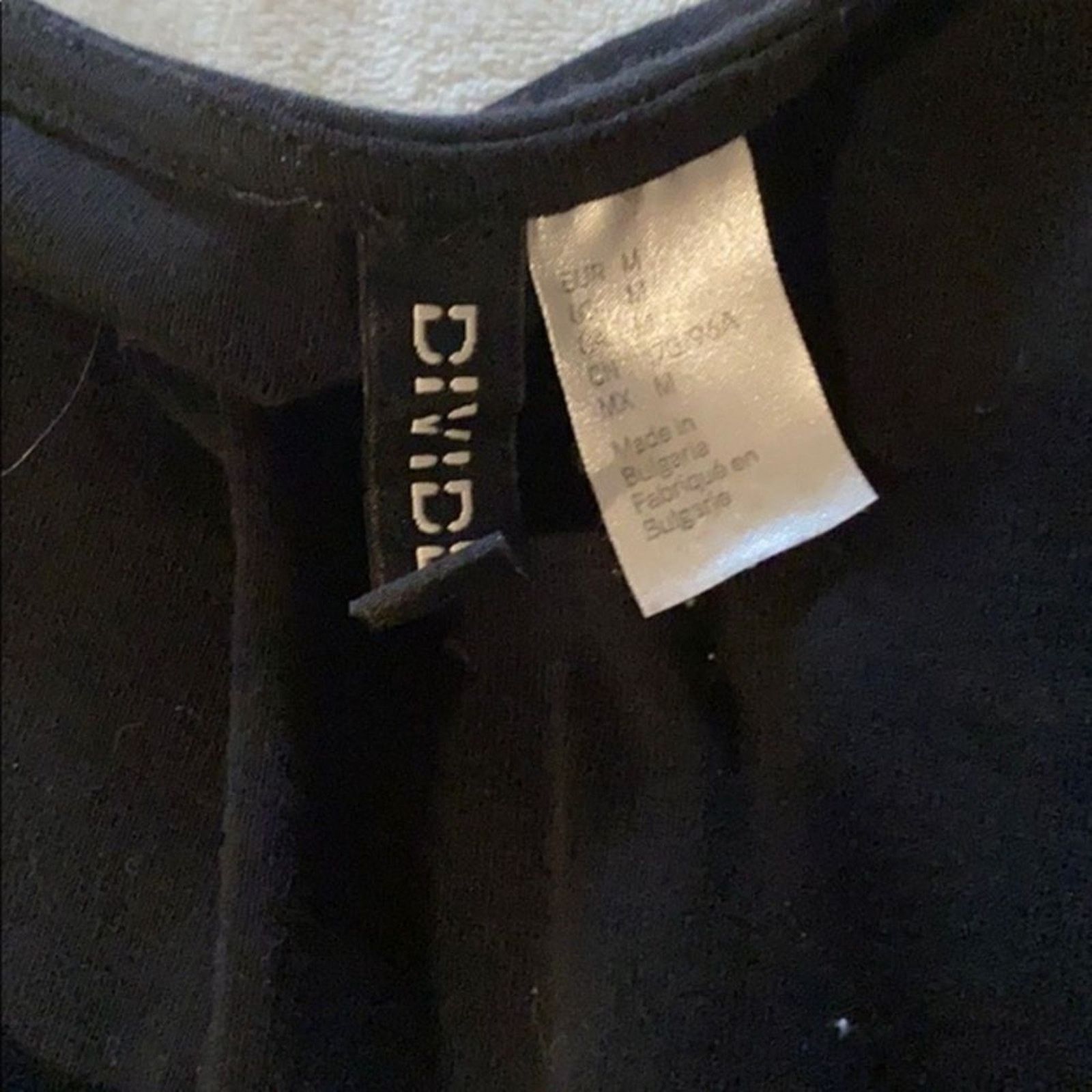 Divided Divided by H&M Black Sweetheart Crop Top | Sz M Size M / US 6-8 / IT 42-44 - 3 Thumbnail