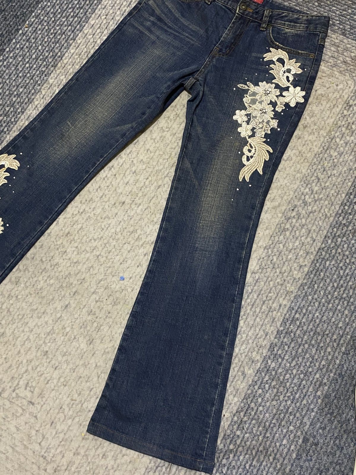 Hysteric Glamour × Japanese Brand TANTRA EMBODIED FLARED JEANS Size 28" / US 6 / IT 42 - 3 Thumbnail