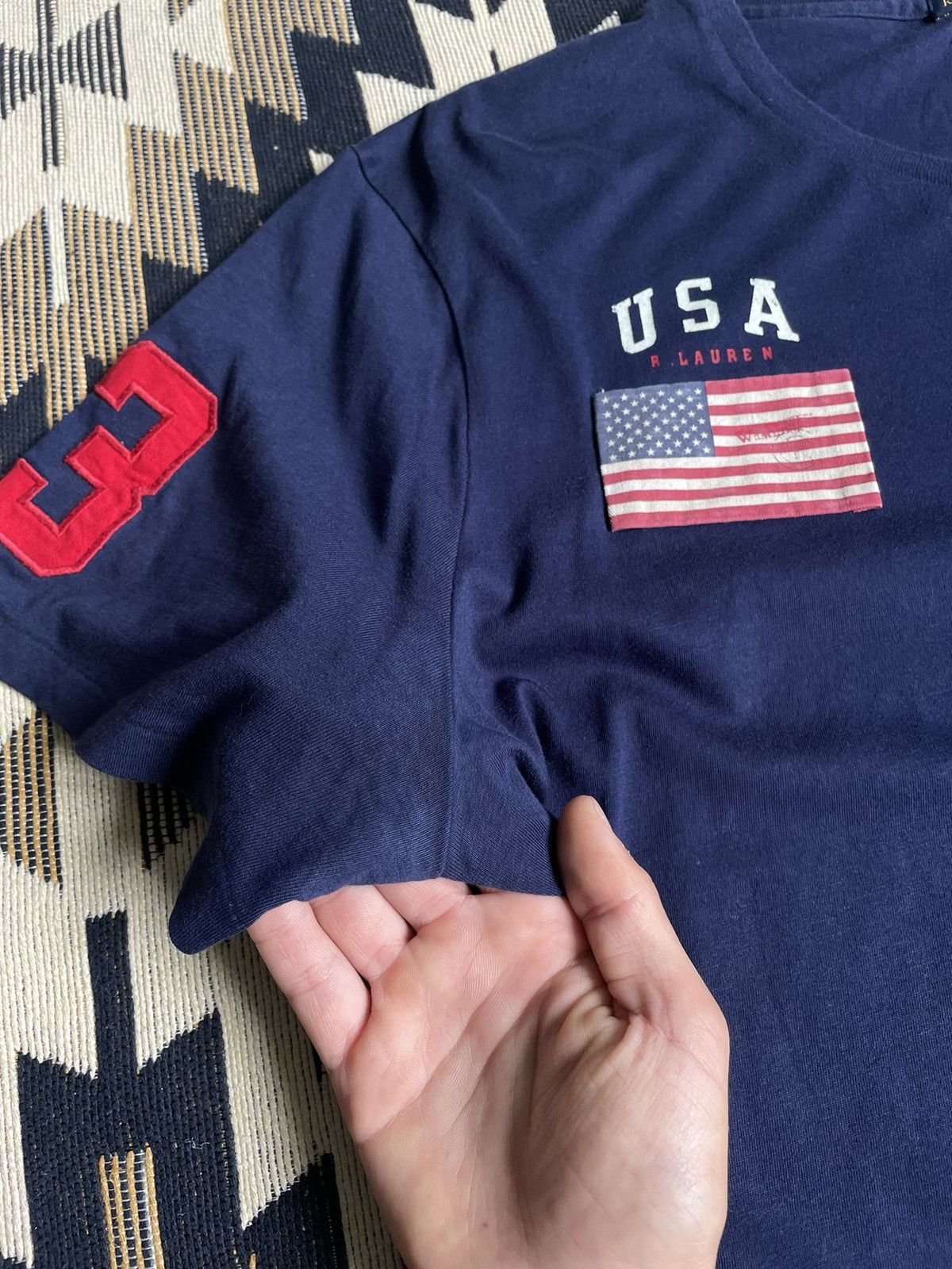 Vintage Polo Ralph Lauren USA Flag Y2K T-shirt Size US XL / EU 56 / 4 - 7 Thumbnail