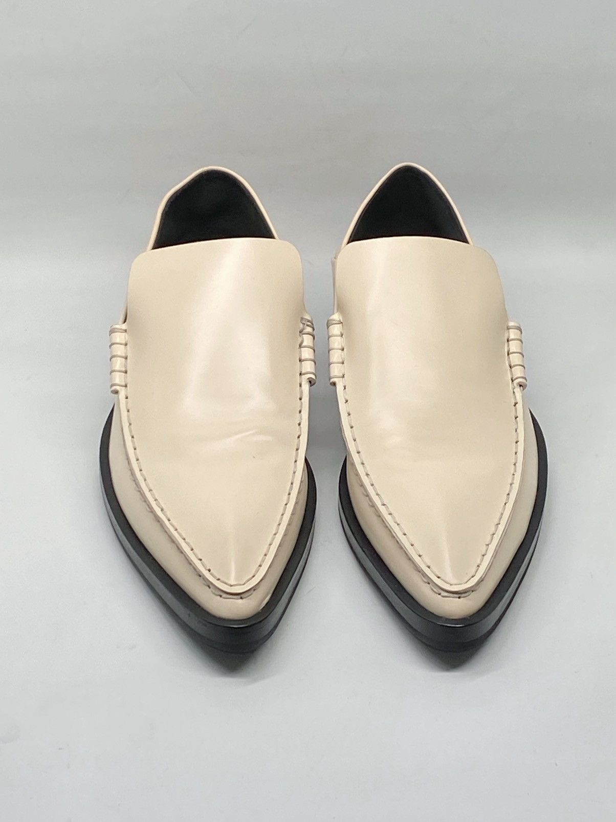 Jil Sander JIL SANDER Point Toe Leather Loafers size 37 Size US 7 / IT 37 - 6 Thumbnail