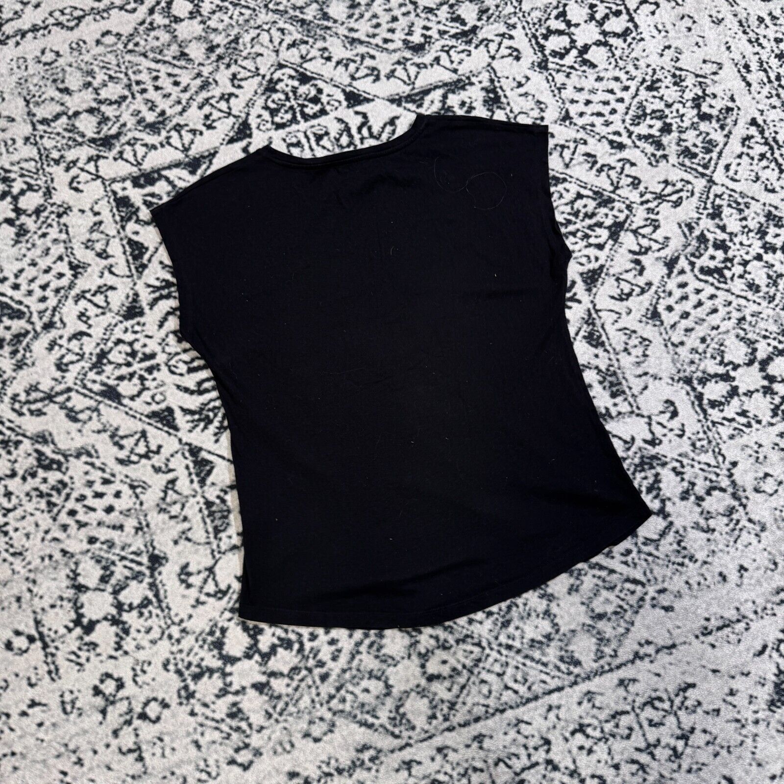 Vintage Vintage Sophie Schnoor Women's Black Cotton T-Shirt Size XS Size US XS / EU 42 / 0 - 13 Thumbnail