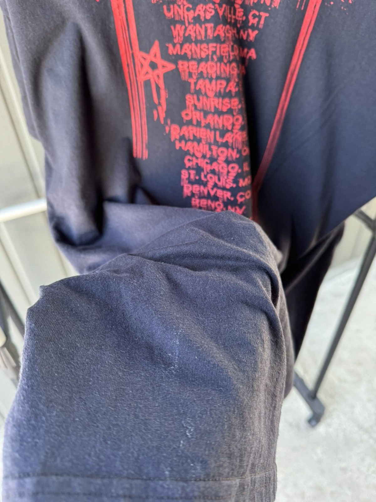Band Tees × Vintage Vintage 2007 Heaven Hell Tour T Shirt Ozzy Y2K Tee Size US XL / EU 56 / 4 - 13 Thumbnail