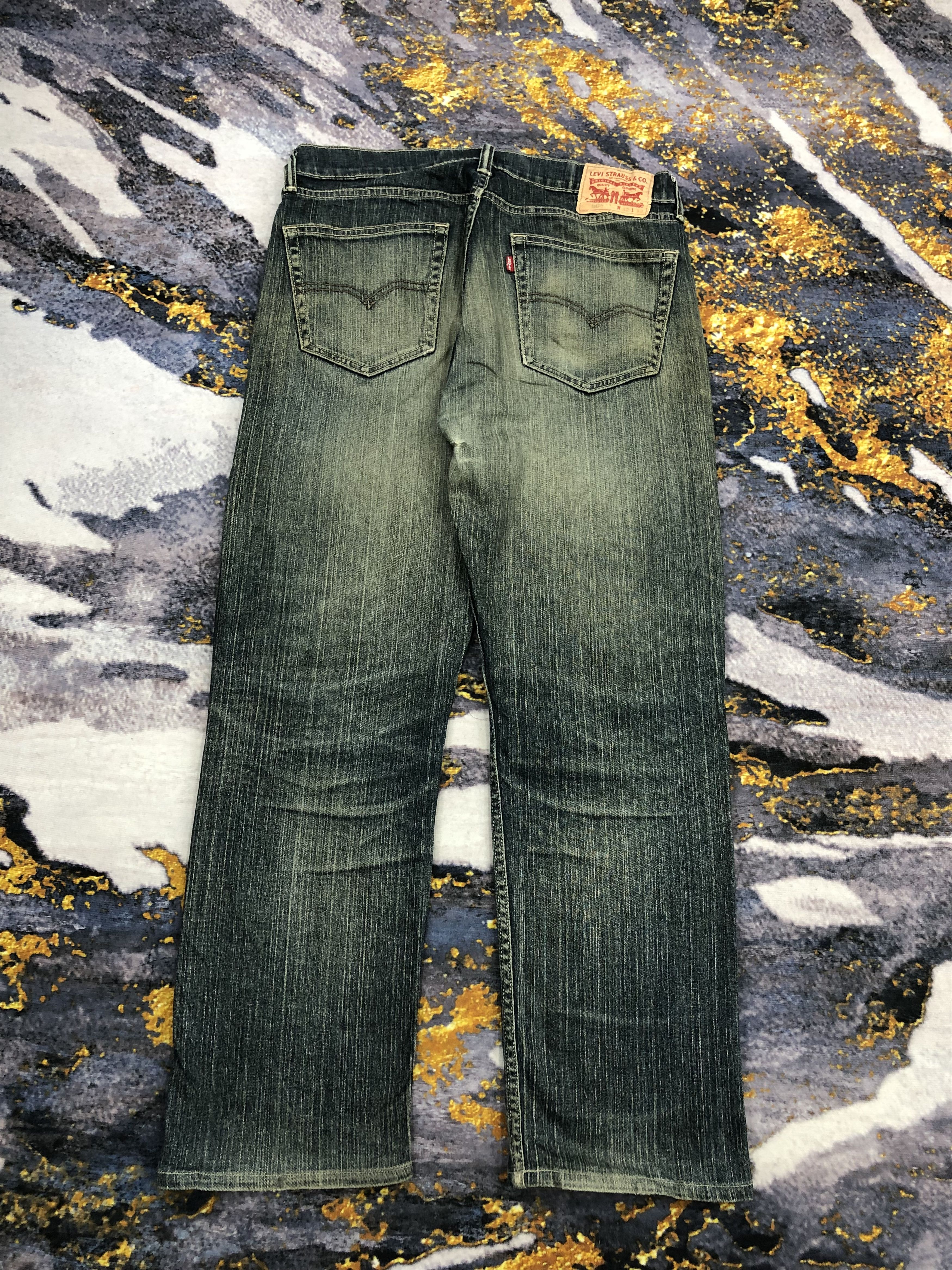 Levi's Vintage Levis 505 Rusty Blue Denim Jeans DPP0141 Size US 32 / EU 48 - 3 Thumbnail