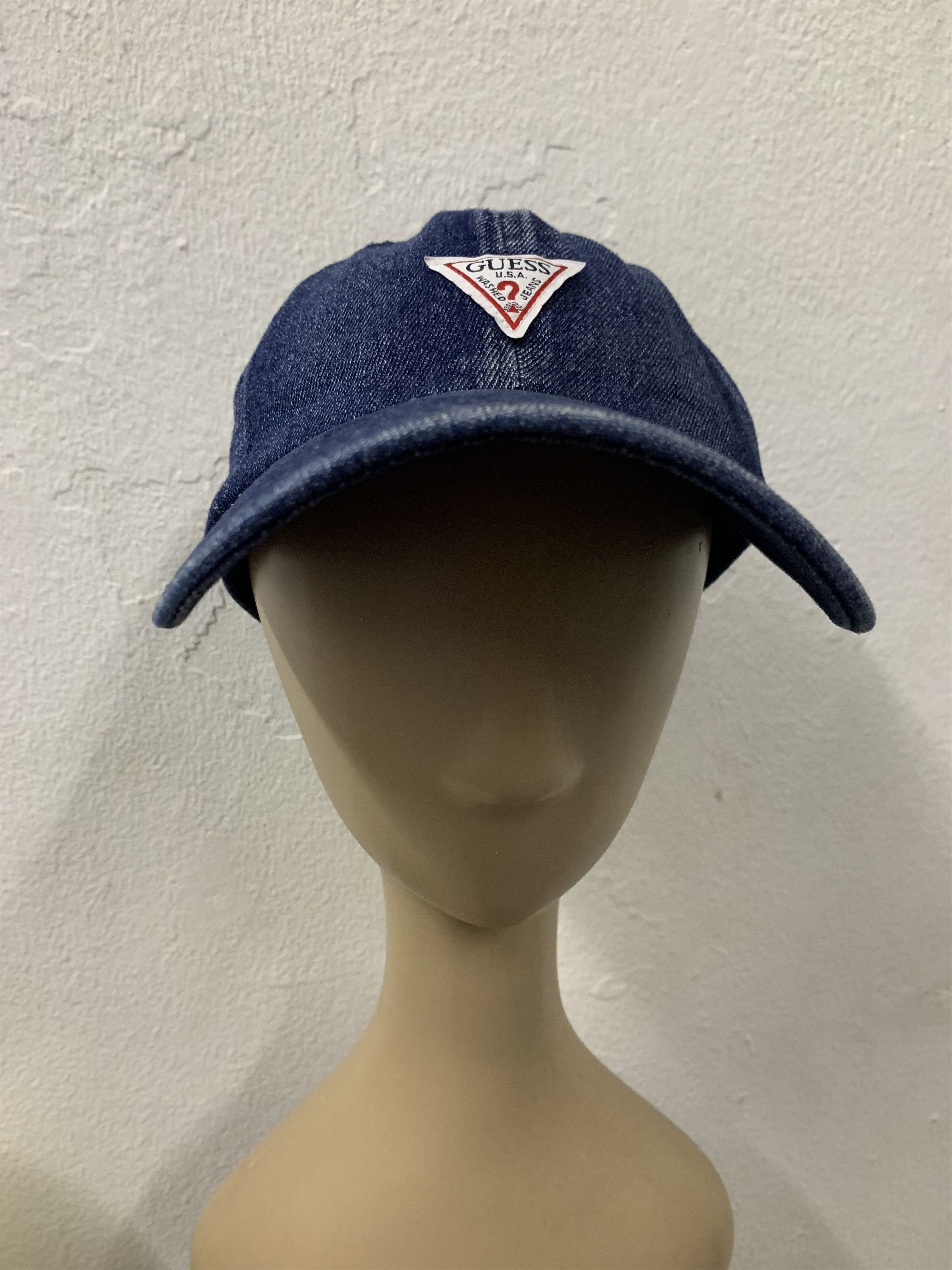 Guess GUESS Denim Hat Size ONE SIZE - 1 Thumbnail