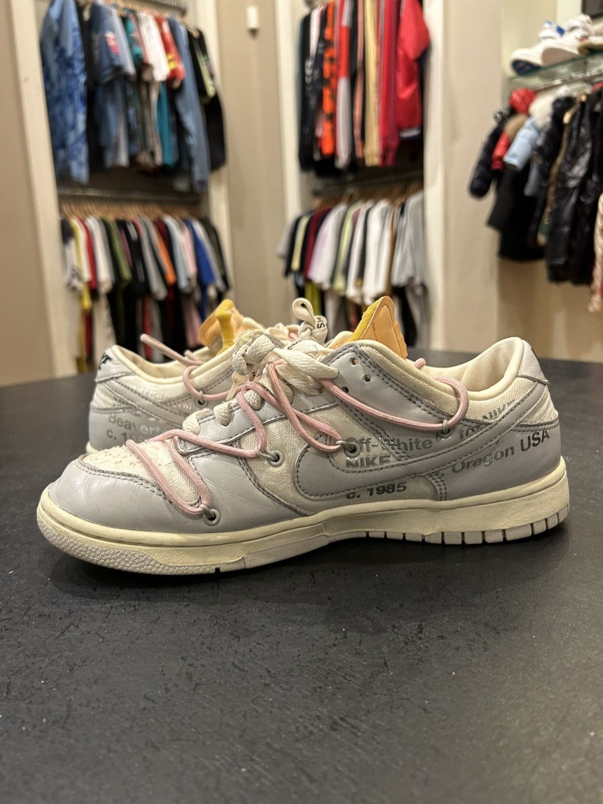 Nike × Off-White Nike Dunk Low ‘Off-White Lot 09’ Size US 9 / EU 42 - 3 Thumbnail