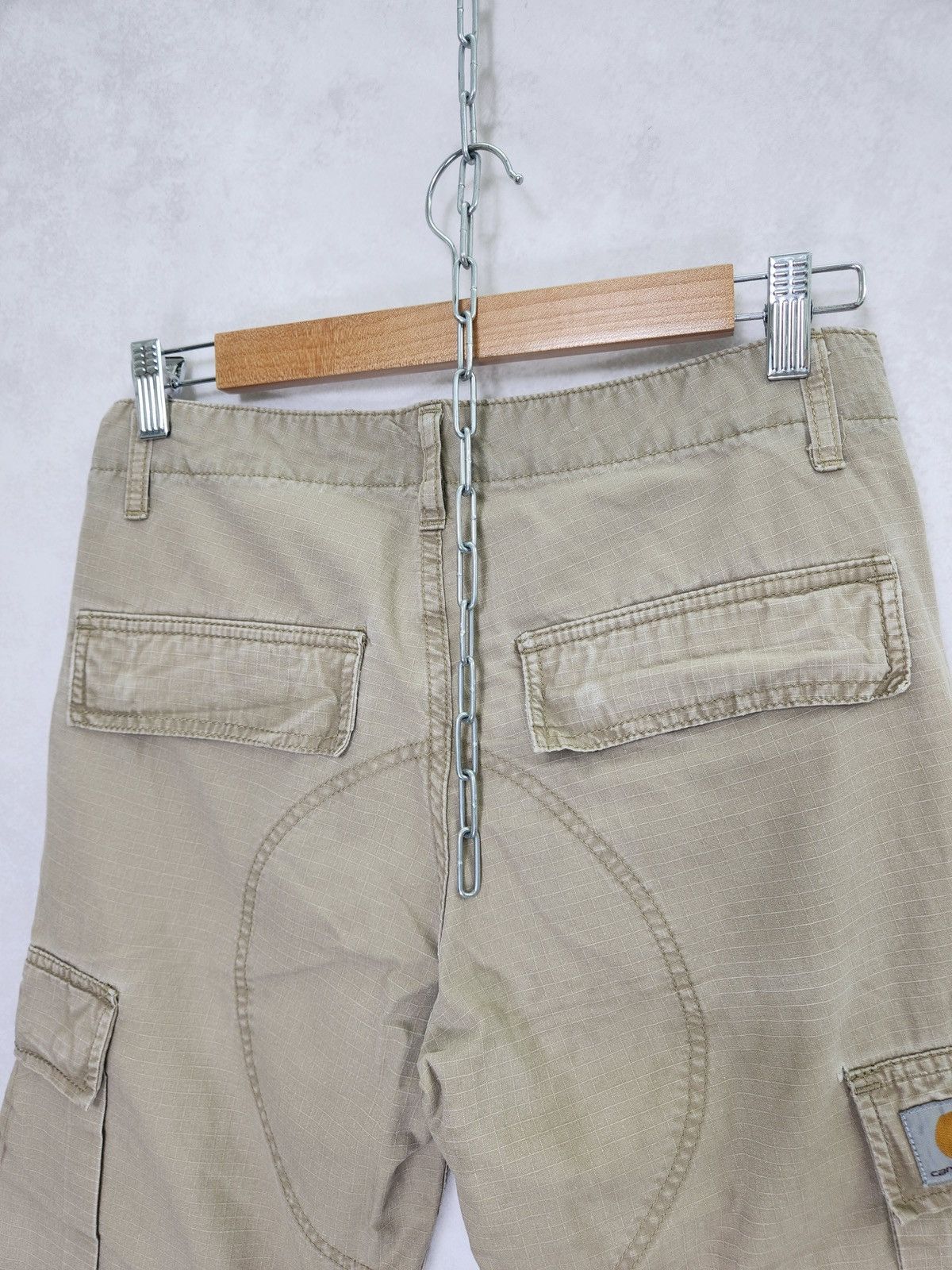 Carhartt × Carhartt Wip × Vintage Vintage 90s Carhartt slim Cargo Pants 28x32 Size US 28 / EU 44 - 10 Thumbnail