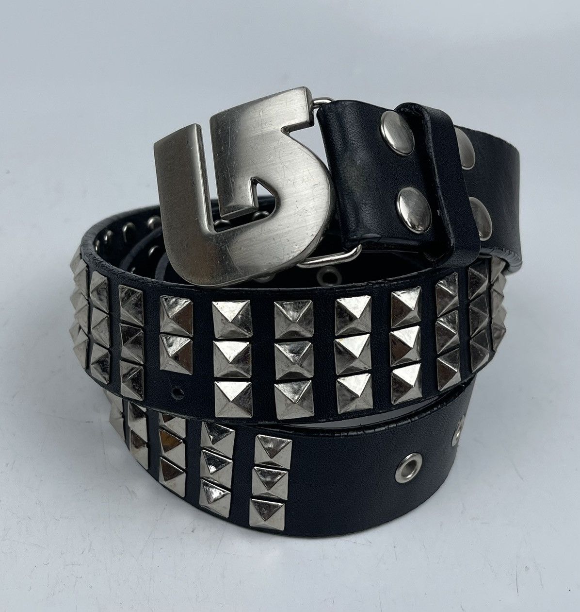 burton spiked leather belt tc3