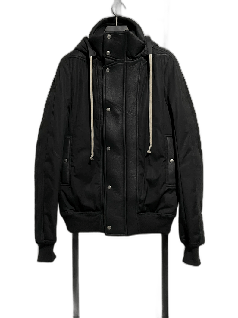 Rick Owens rick owens black bomber jacket Size US L / EU 52-54 / 3 - 1 Thumbnail