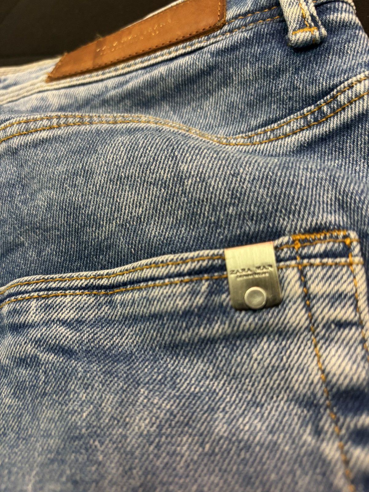Zara Zara WAXED Skinny Jeans Size US 31 - 5 Thumbnail
